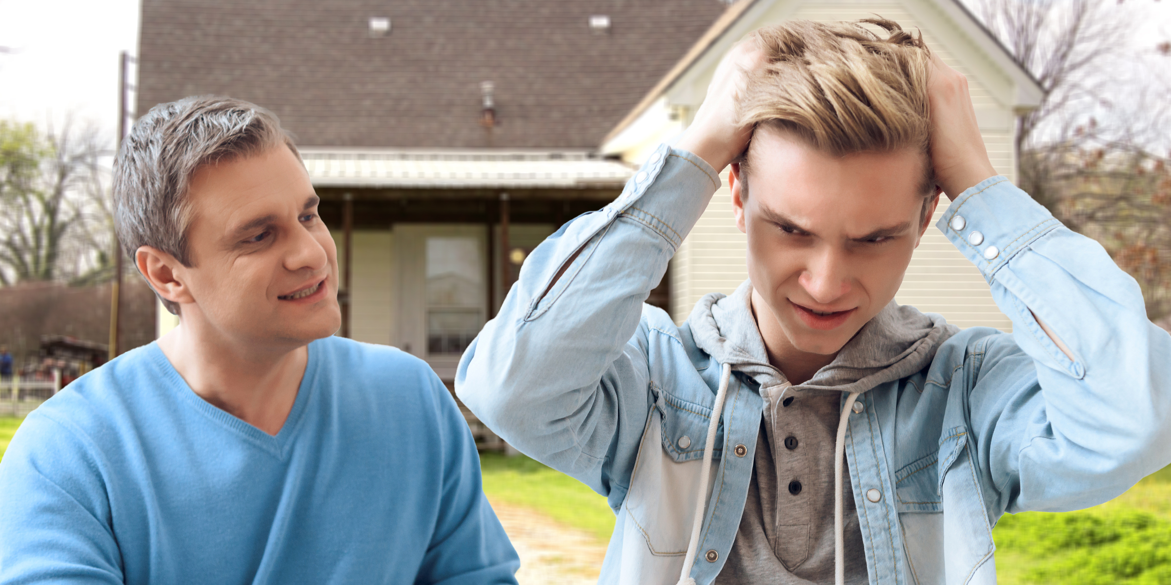 Un homme et son fils adulte | Source : Shutterstock