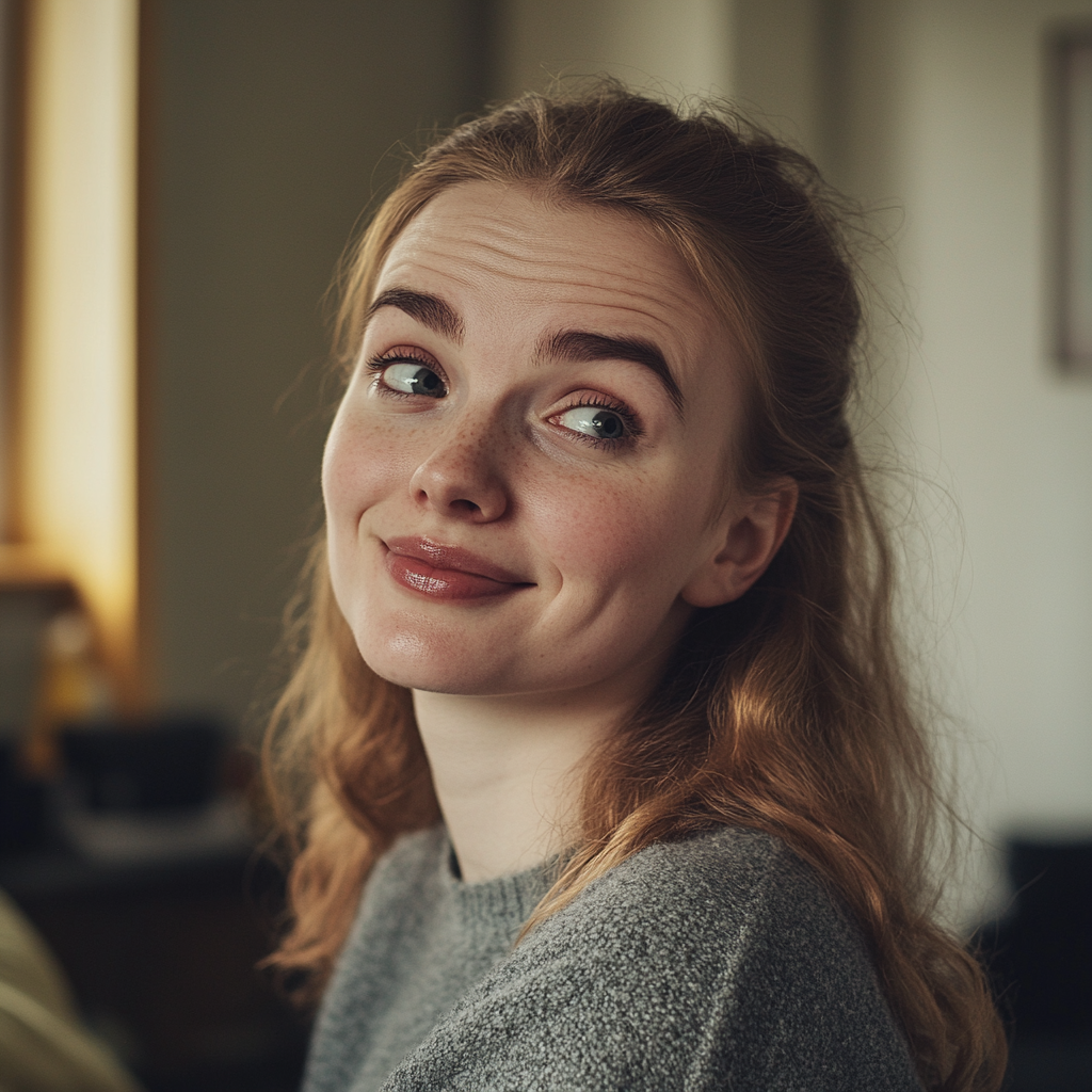 Une femme souriante | Source : Midjourney