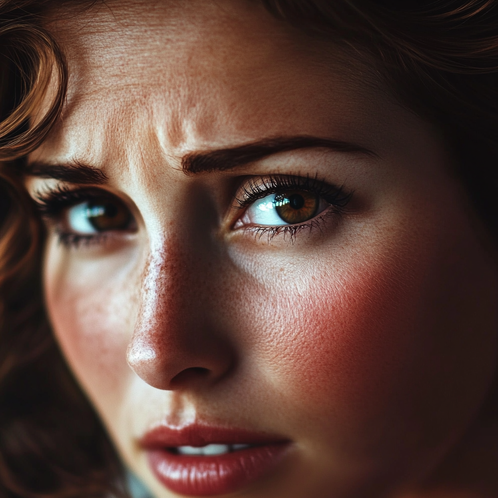 Une femme à l'air triste | Source : Midjourney