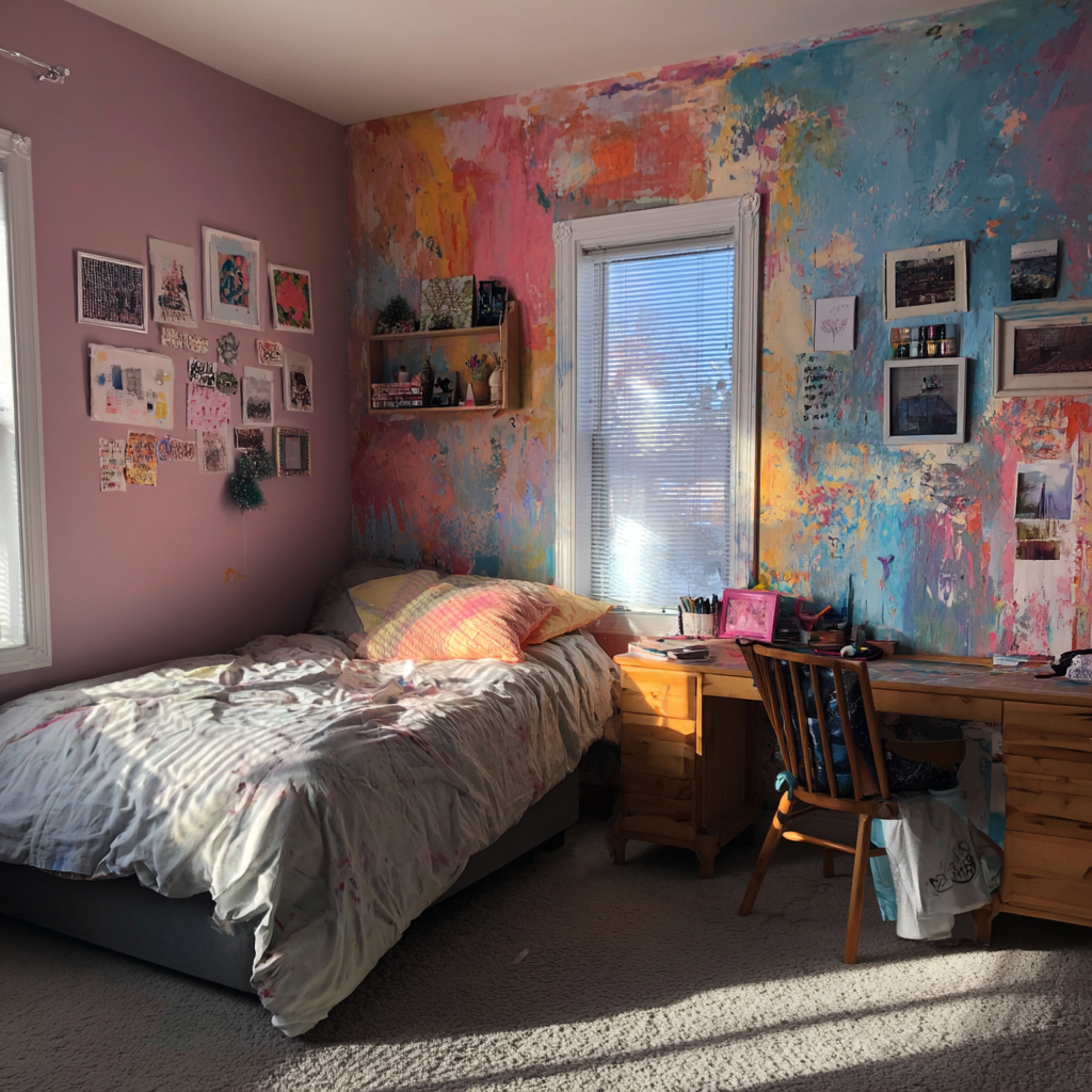 La chambre d'une adolescente | Source : Midjourney