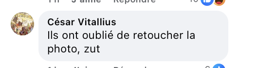 Commentaire d'un internaute I Source : https://www.facebook.com/photo/?fbid=1424689869696393&set=pb.100064661805101.-2207520000