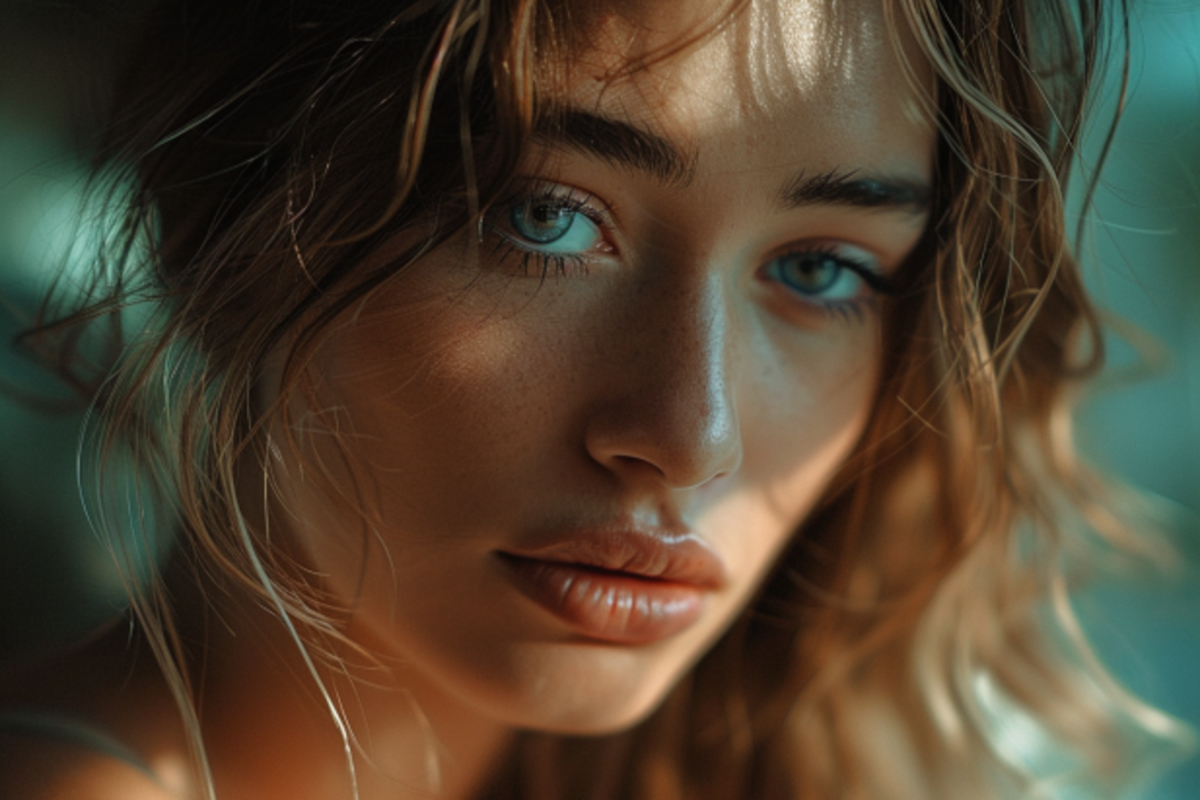 Femme regardant tristement | Source : Midjourney