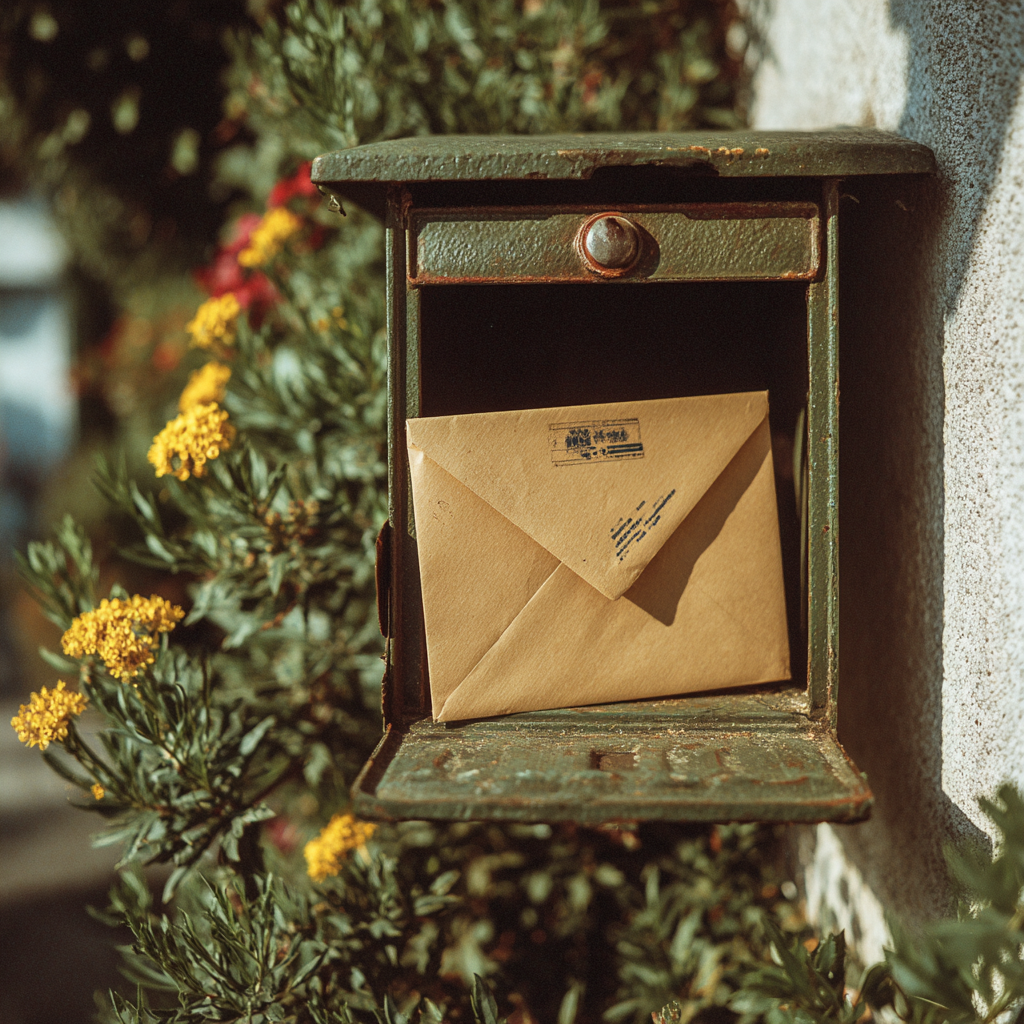 Une enveloppe dans une boîte aux lettres | Source : Amomama