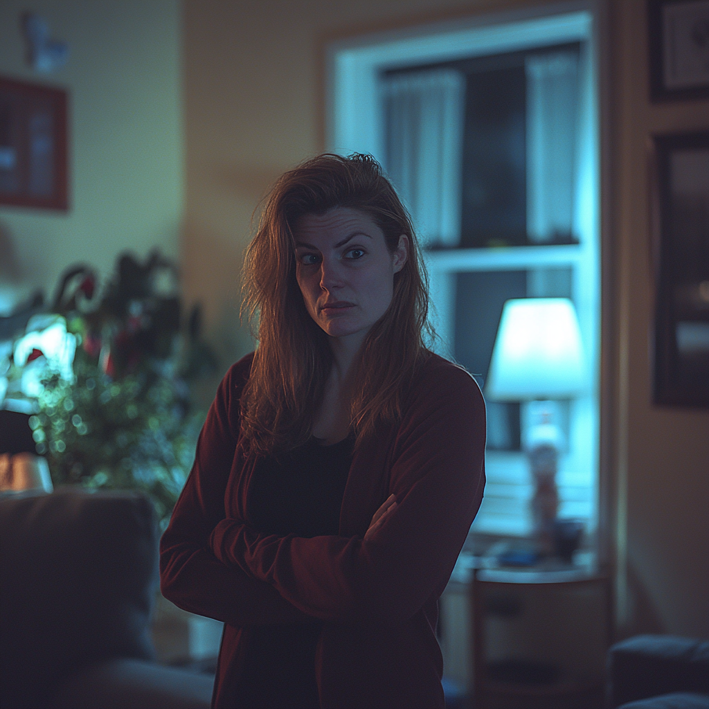 Une femme en colère qui a les bras croisés | Source : Midjourney