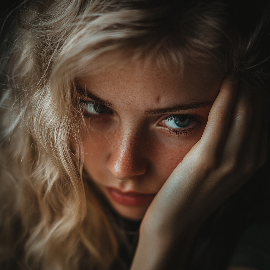 Une enfant en détresse | Source : Midjourney