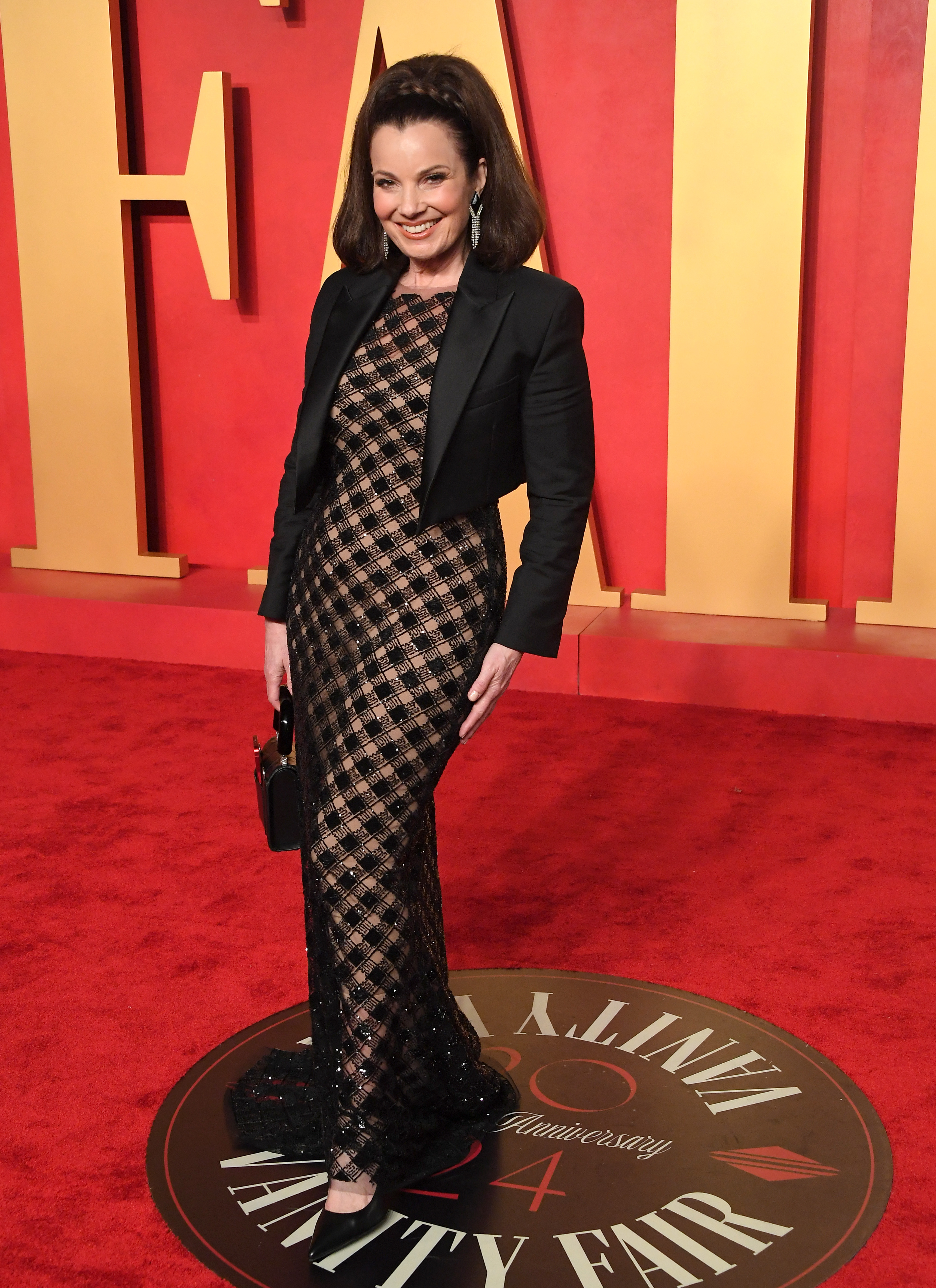 Fran Drescher à la soirée des Oscars de Vanity Fair le 10 mars 2024 | Source : Getty Images