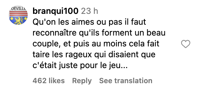 Commentaire d'un internaute | Source : Instagram/secretstory_tf1