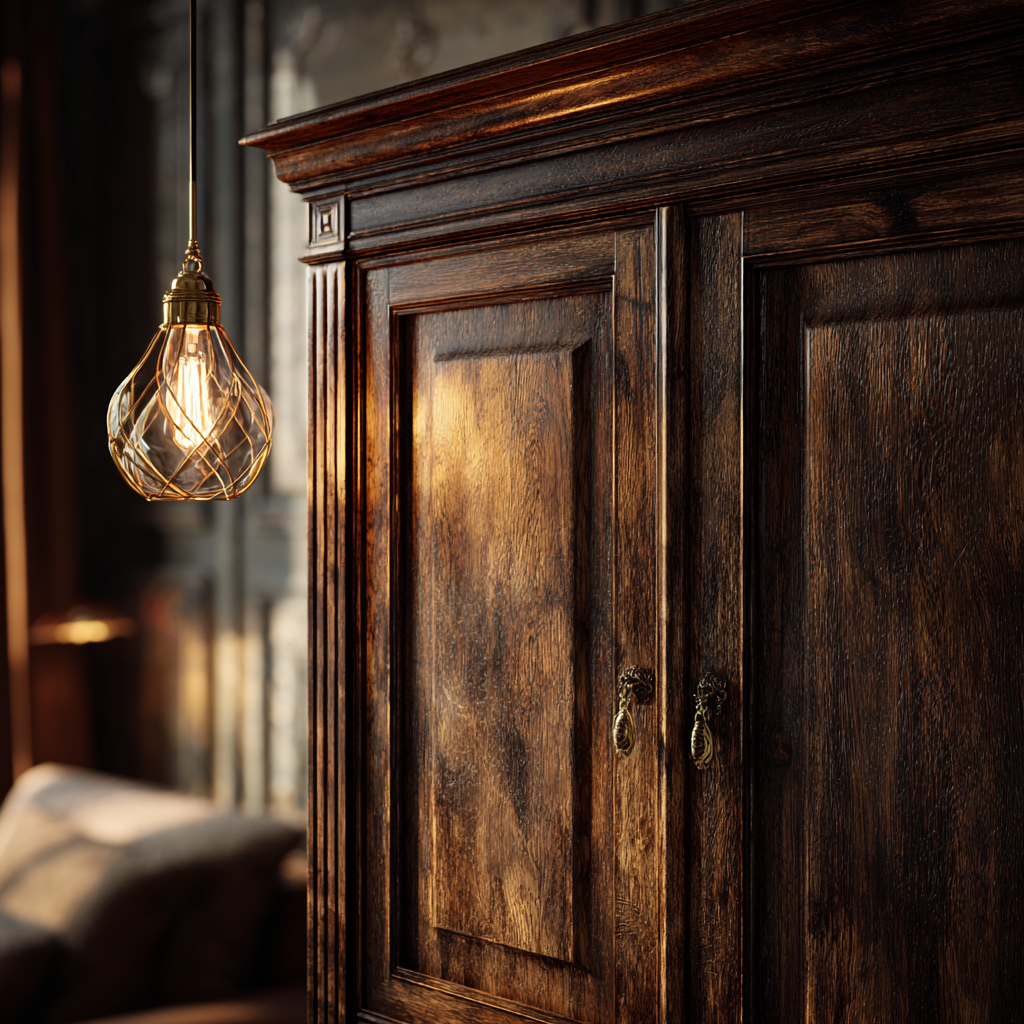Une armoire en bois | Source : Midjourney