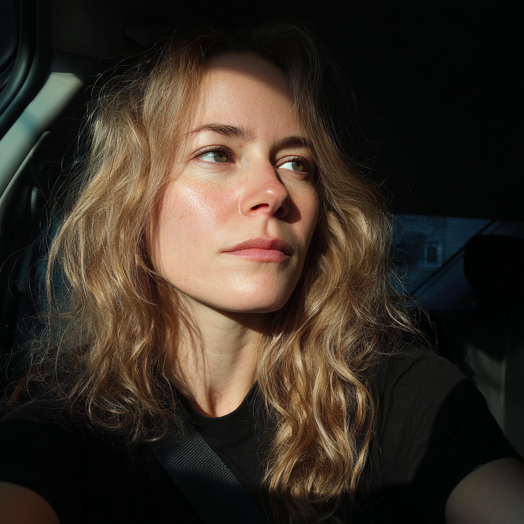Une femme conduisant une voiture | Source : Midjourney