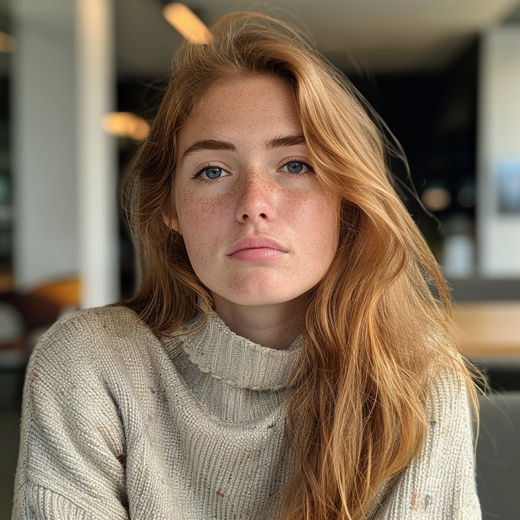 Gros plan sur une femme triste | Source : Midjourney
