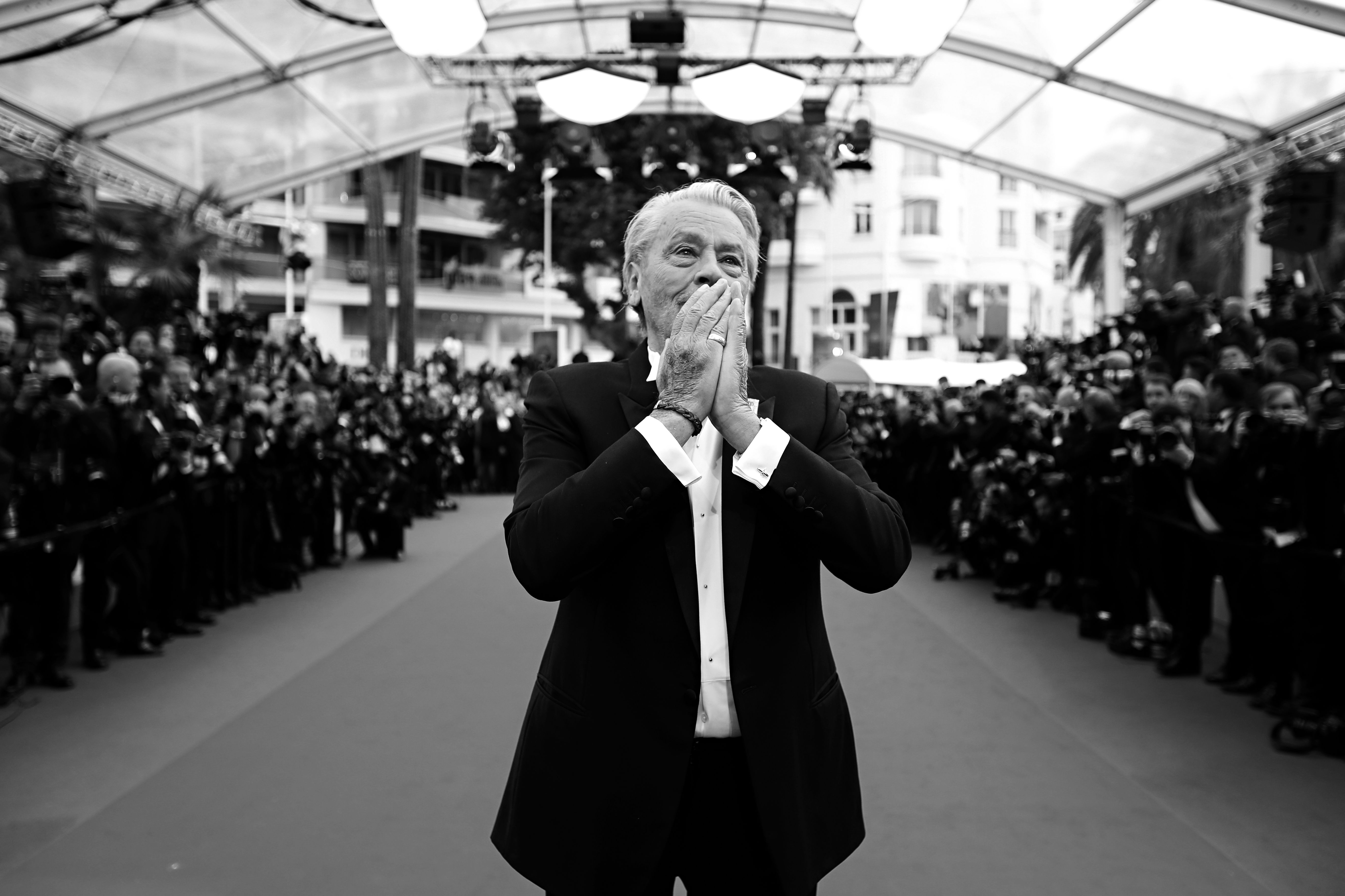 Alain Delon lors de la 72e édition du festival de Cannes à Cannes, France, le 19 mai 2019 | Source : Getty Images