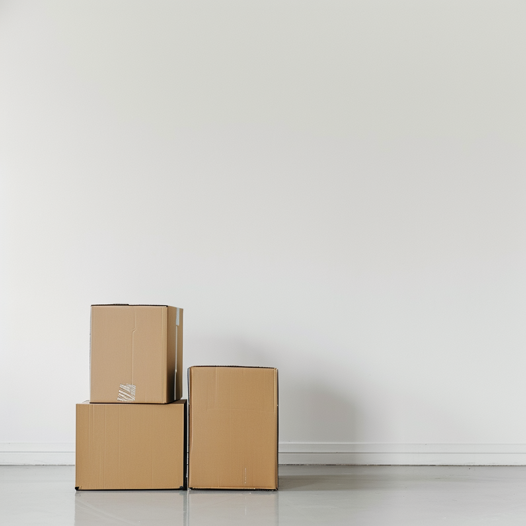 Cartons empilés | Source : Midjourney