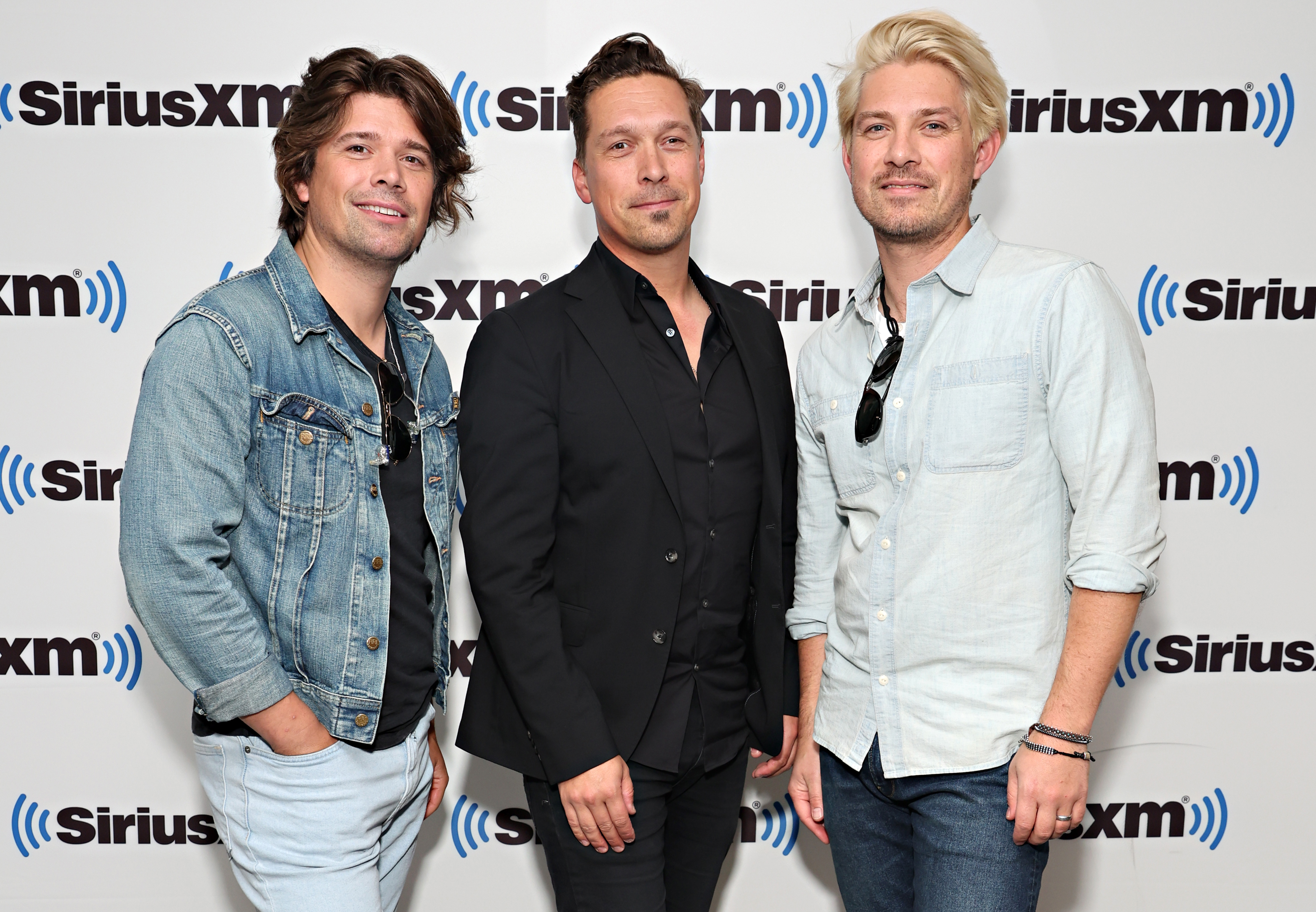 Les musiciens visitent les studios SiriusXM le 20 mai 2022, à New York. | Source : Getty Images