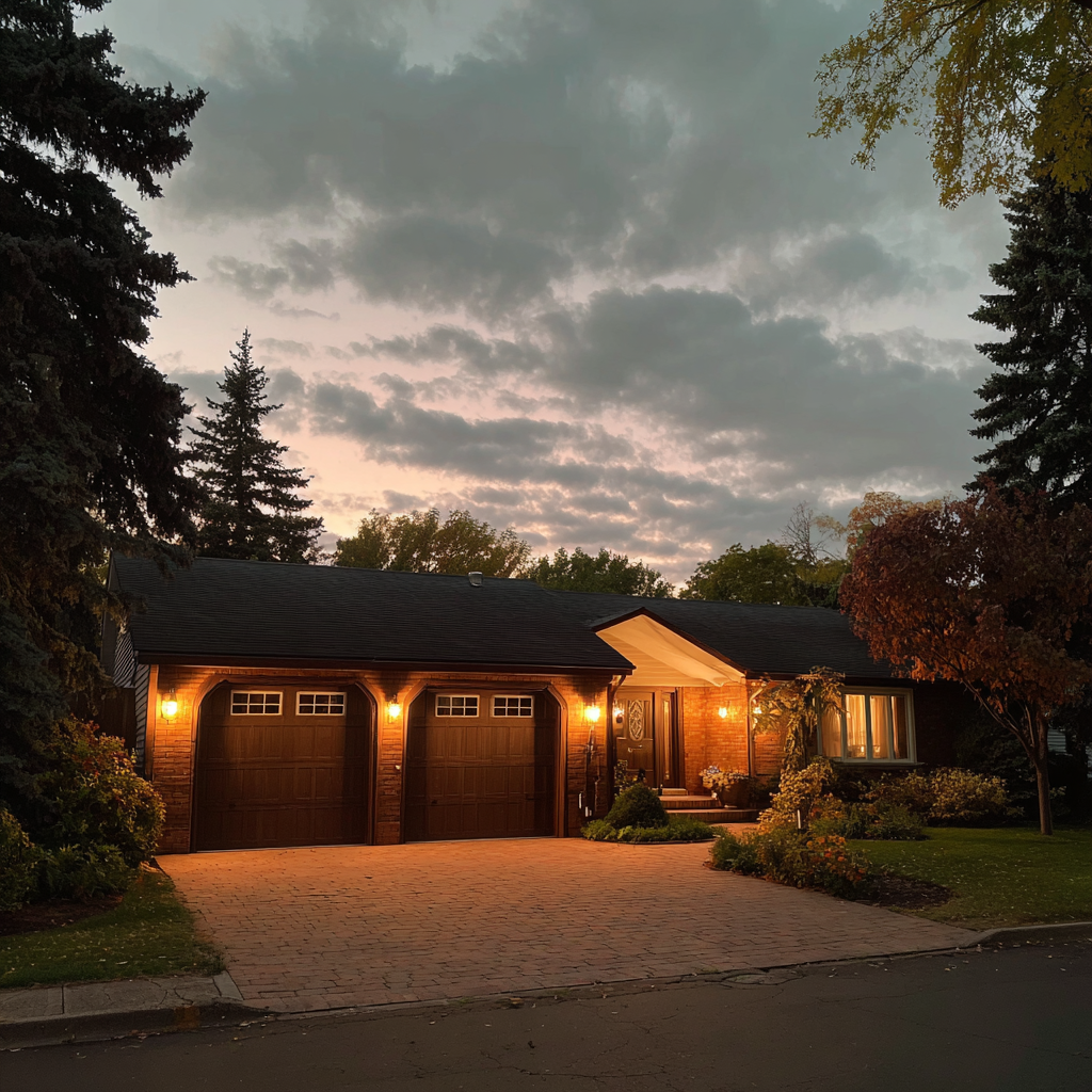 L'extérieur d'une maison | Source : Midjourney