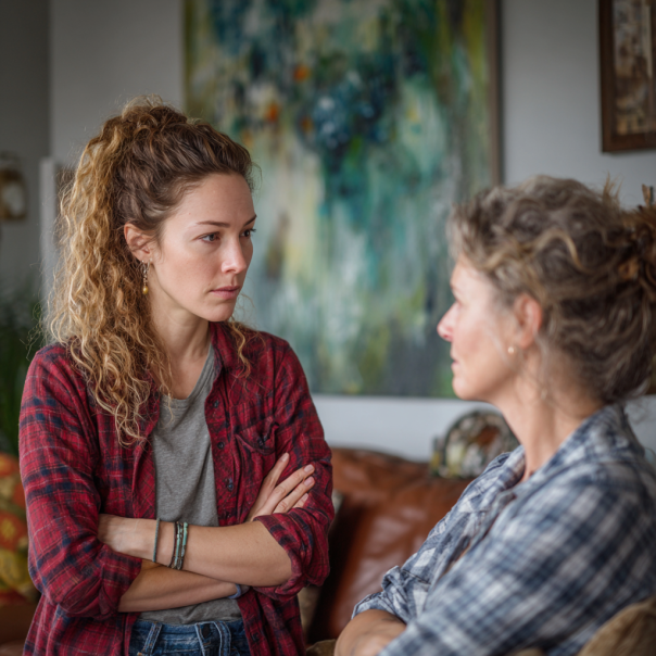 Une jeune femme se disputant avec une femme plus âgée | Source : Midjourney