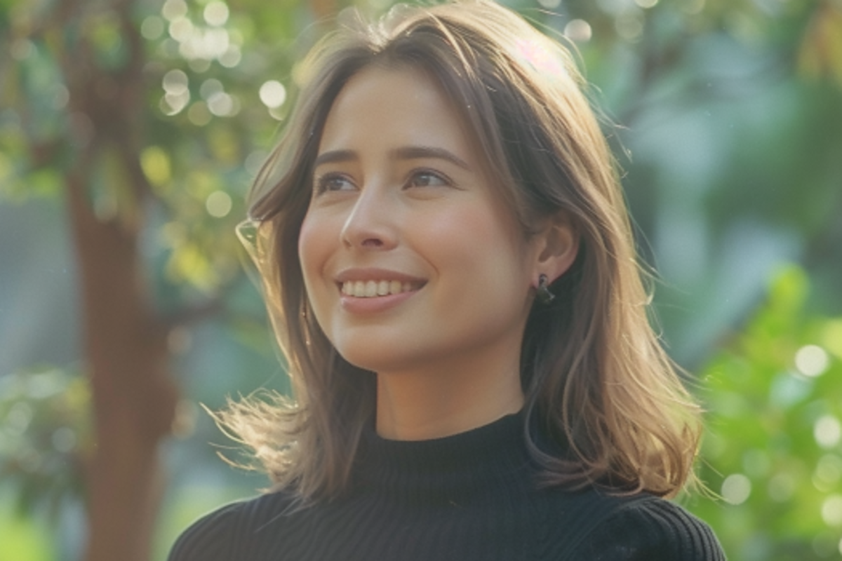 Une femme ravie | Source : Midjourney