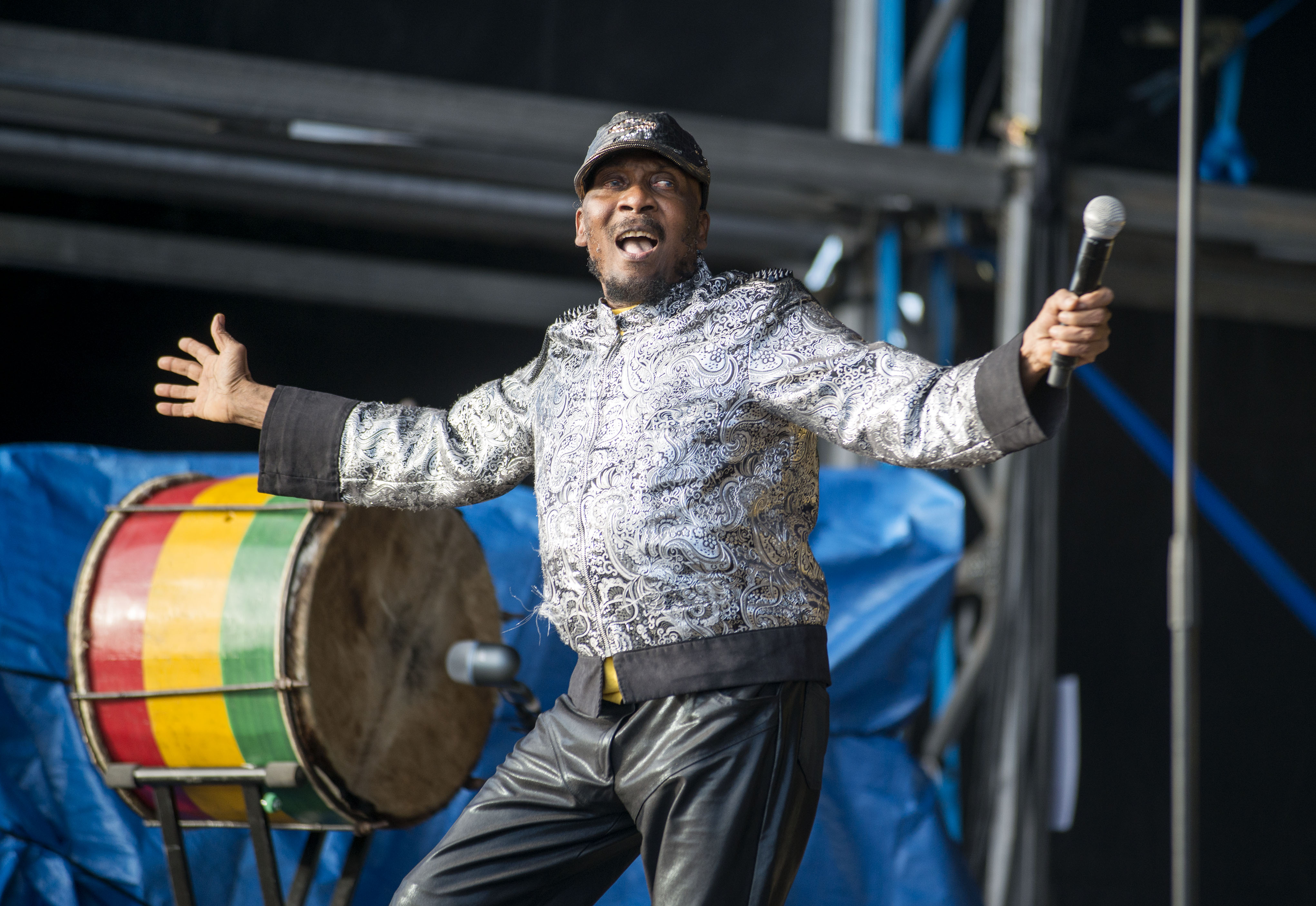 Jimmy Cliff se produit au festival Wickerman à Dundrennan, Dumfries, en Écosse, le 25 juillet 2015 | Source : Getty Images