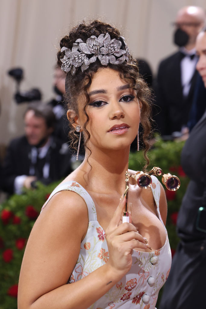 Léna Mahfouf assiste à « In America: An Anthology of Fashion », la soirée de bienfaisance 2022 du Costume Institute au Metropolitan Museum of Art, le 2 mai 2022 à New York I Source : Getty Images