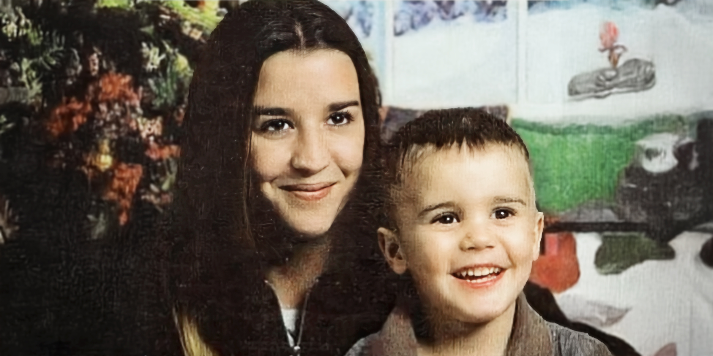 La femme et son fils | Source : Instagram/justinbieber