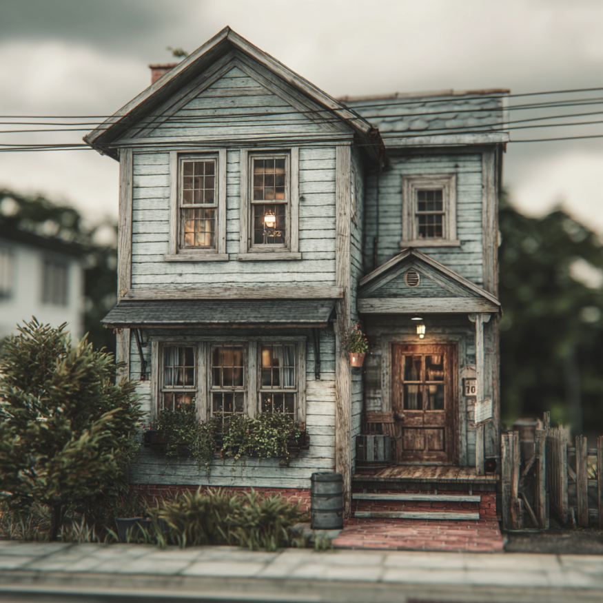Une maison modeste | Source : Midjourney