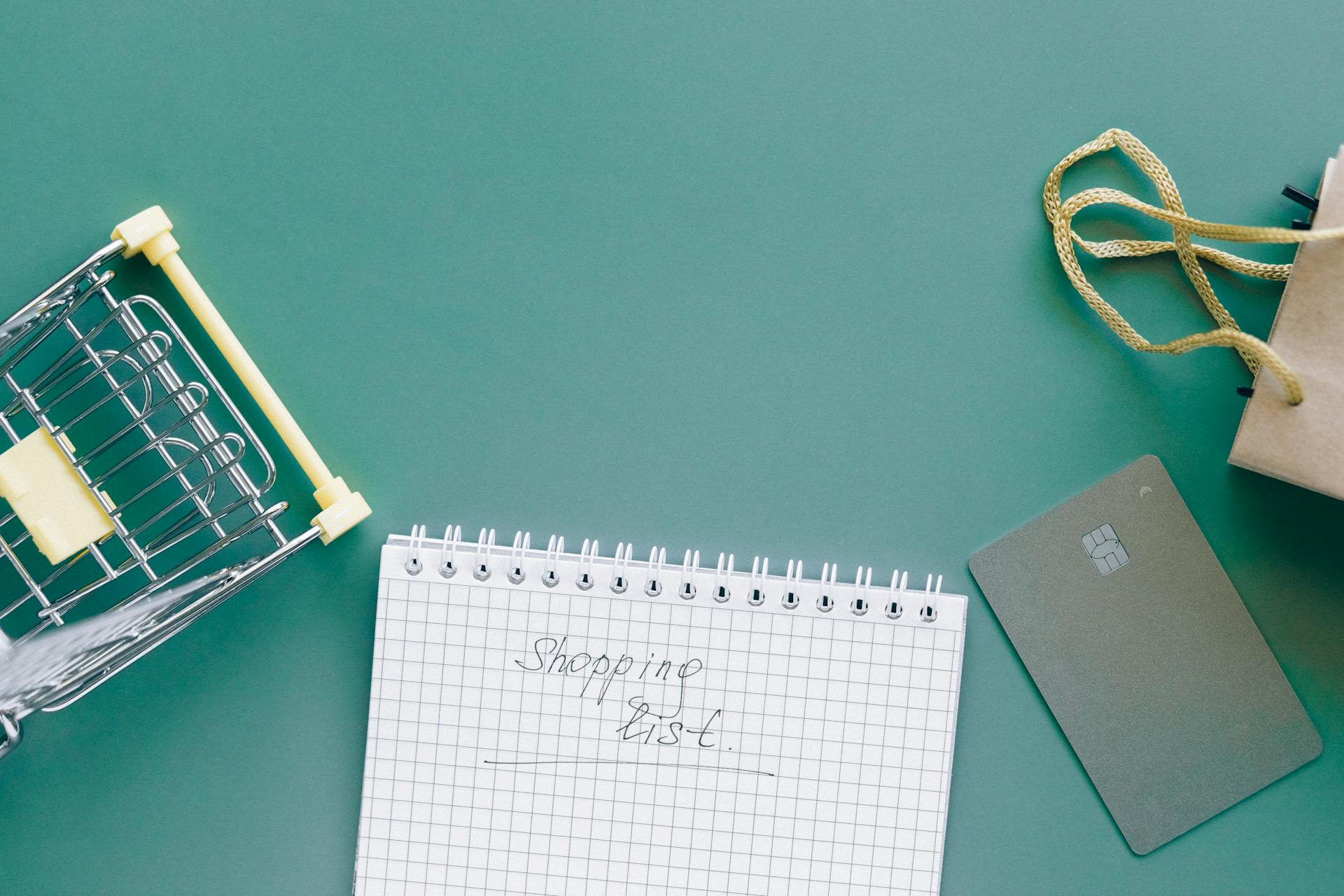 Une liste de courses | Source : Pexels