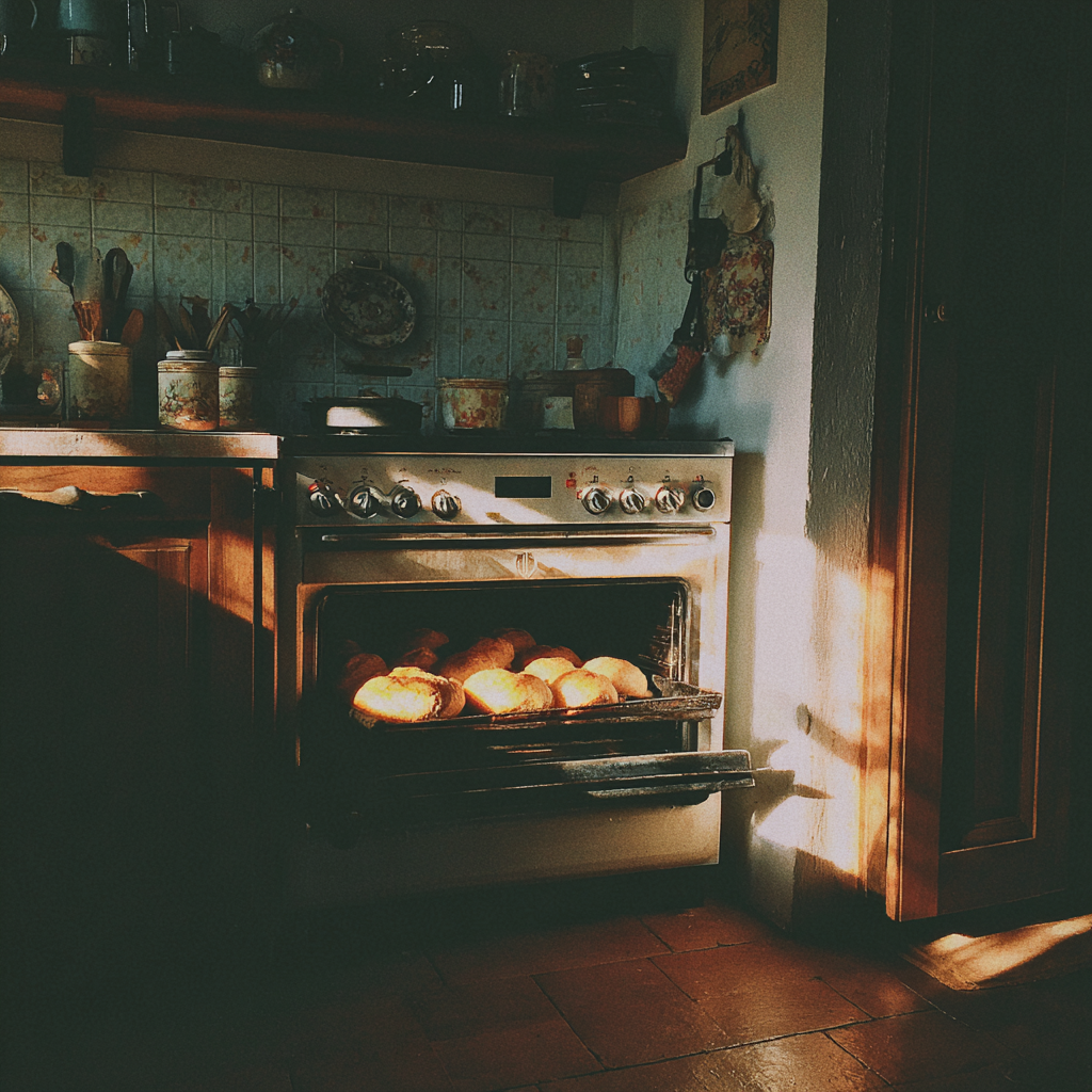 L'intérieur d'une cuisine douillette | Source : Midjourney