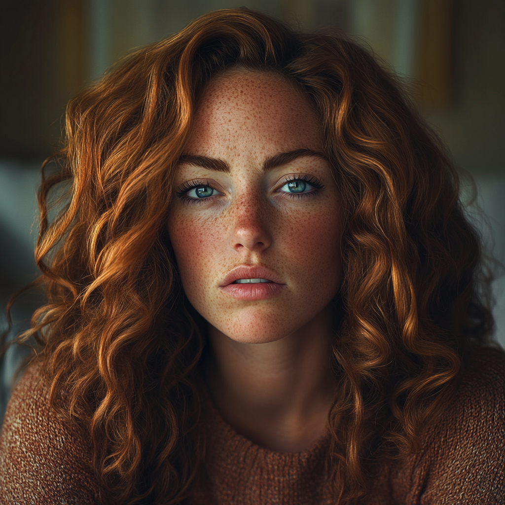 Une femme perdue dans ses pensées | Source : Midjourney
