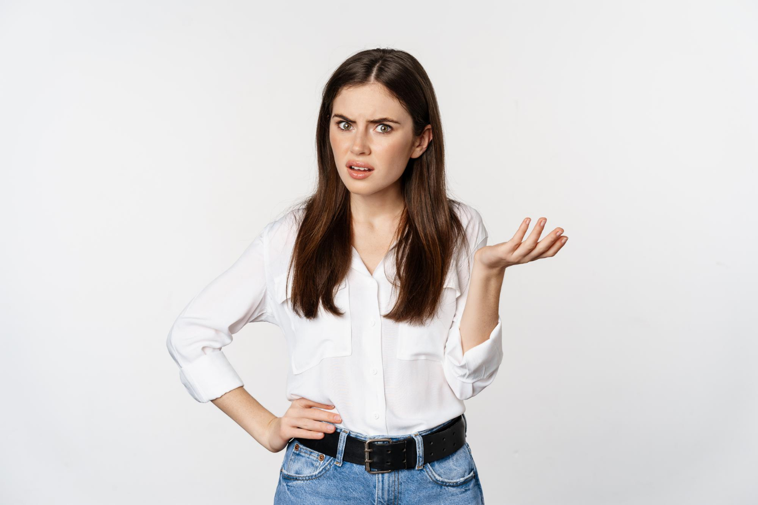 Une femme frustrée | Source : Freepik