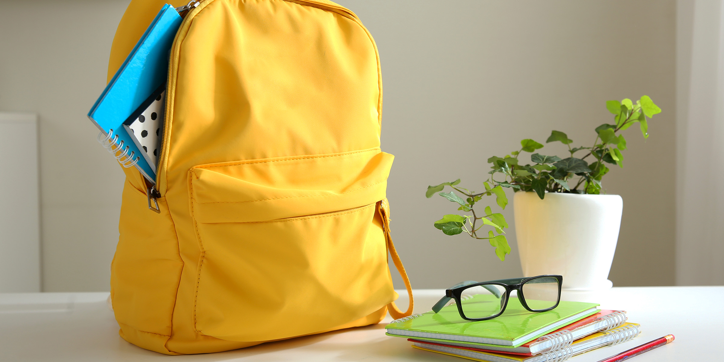 Le sac à dos d'un enfant sur un bureau | Source : Shutterstock
