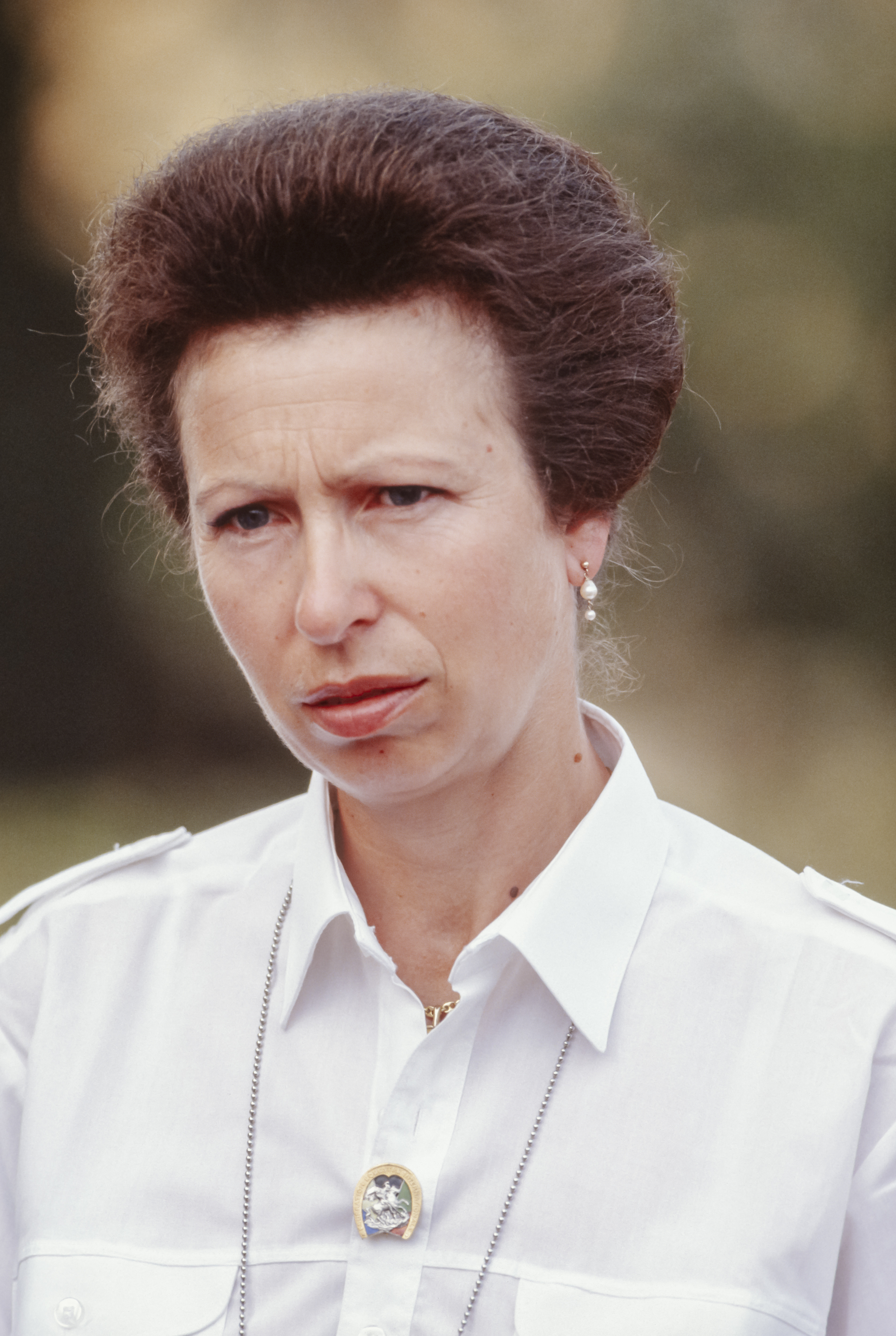 La princesse Anne pendant la compétition équestre des Jeux olympiques d'été de 1992, le 4 août 1992, à Barcelone, en Espagne. | Source : Getty Images