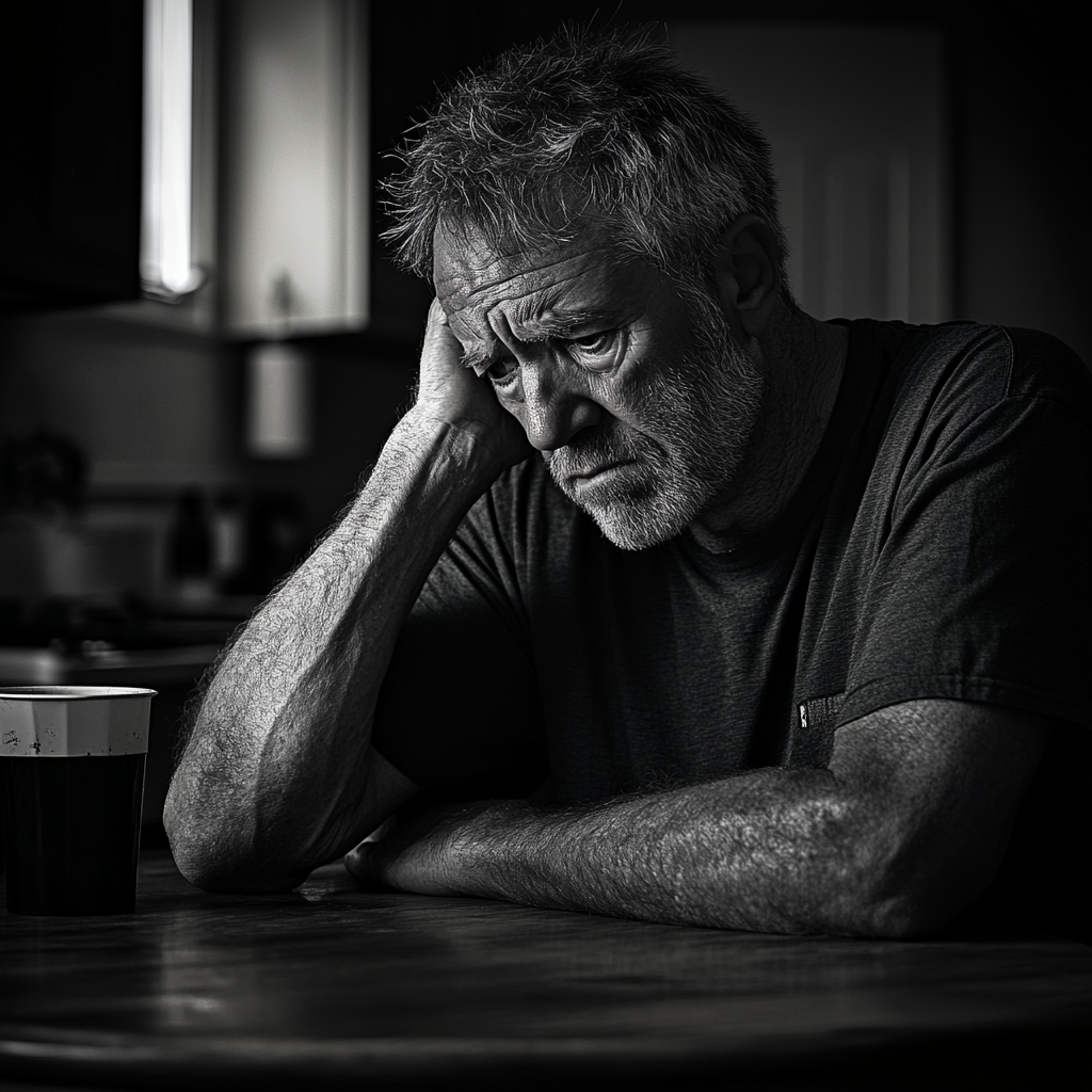 Un homme plein de remords | Source : Midjourney