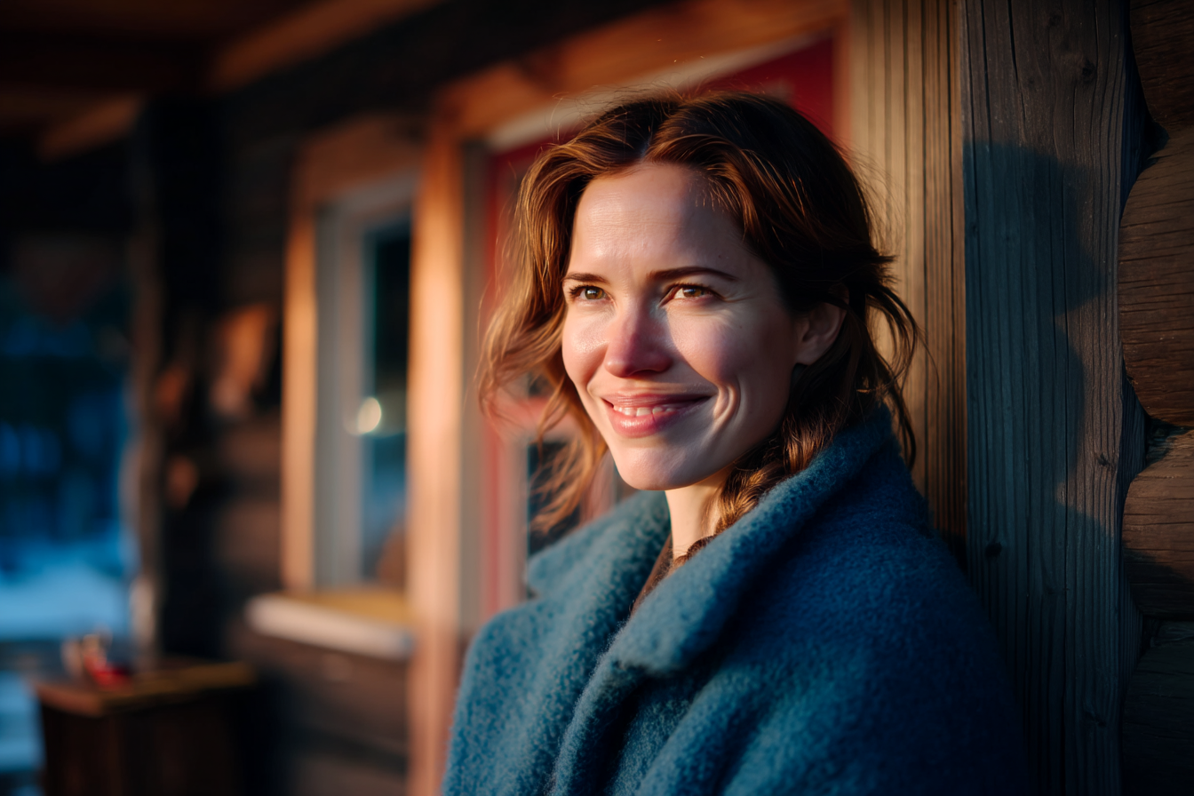 Une femme souriante | Source : Midjourney