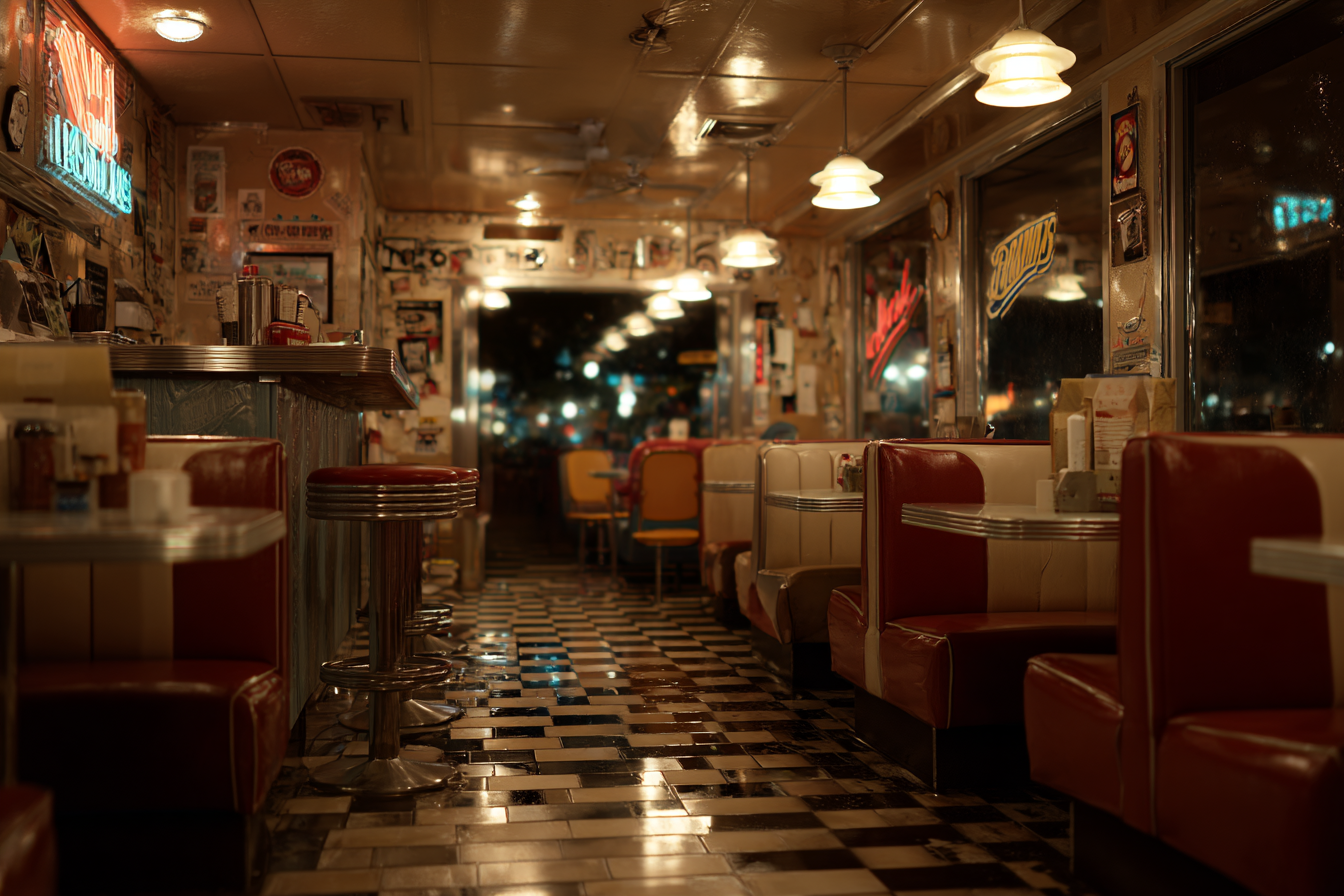 Un diner | Source : Midjourney