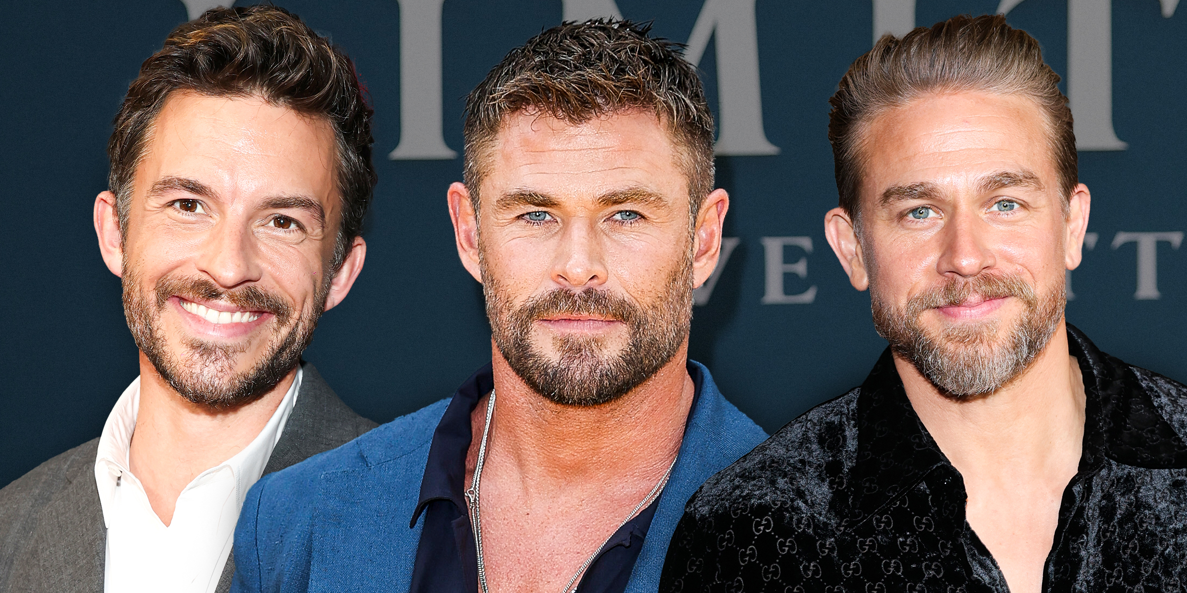 Jonathan Bailey | Chris Hemsworth | Charlie Hunnam | Source : Getty Images