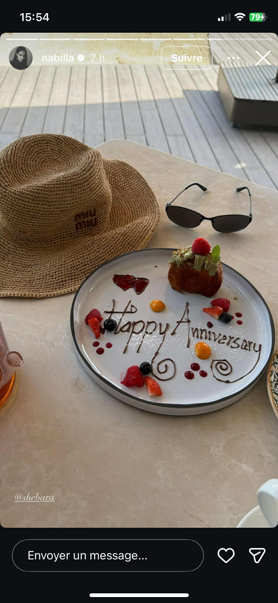 Capture d'écran I Source : https://www.instagram.com/nabilla/?hl=fr