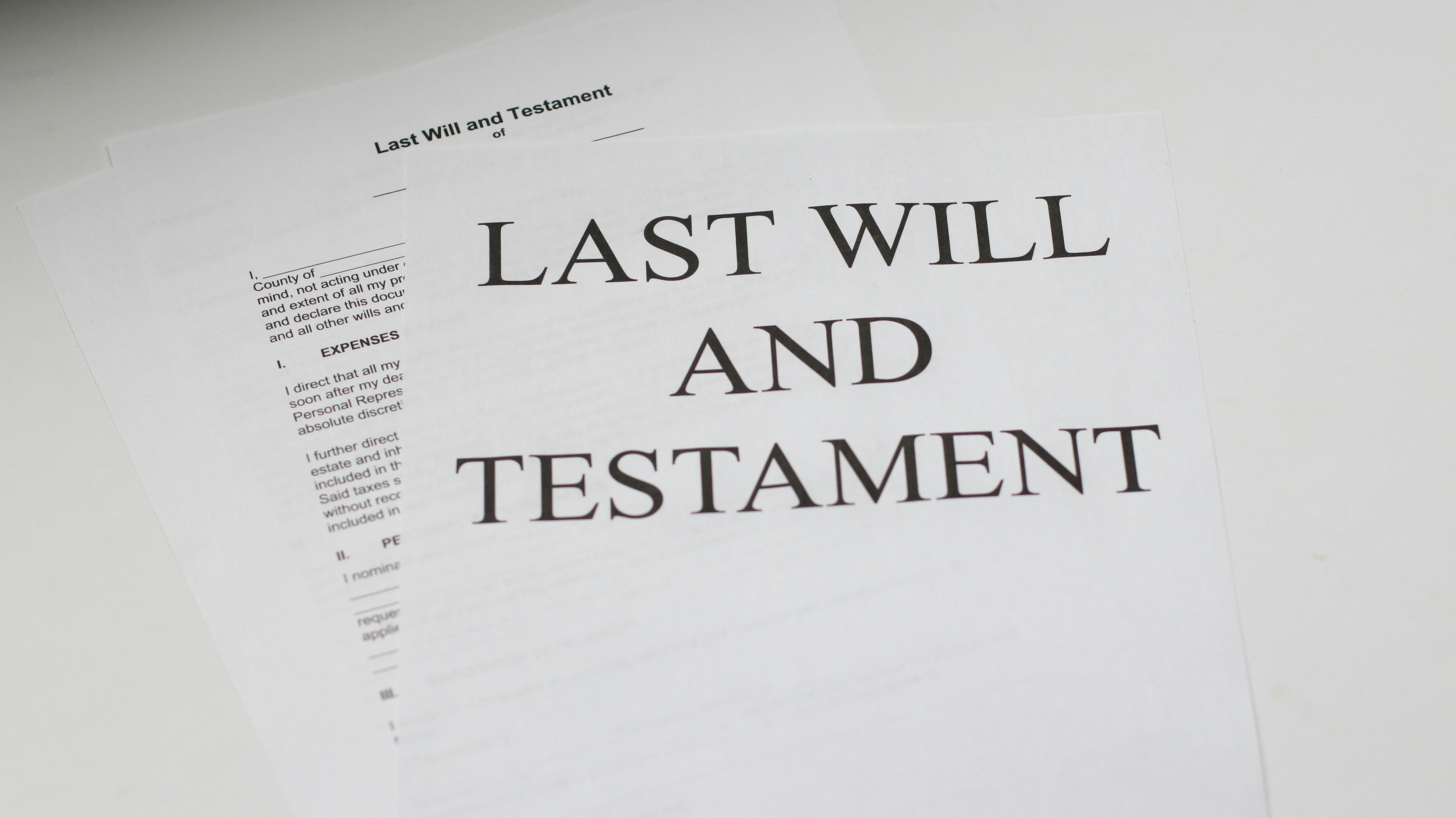 Un document administratif de testament et de dernière volonté | Source : Unsplash