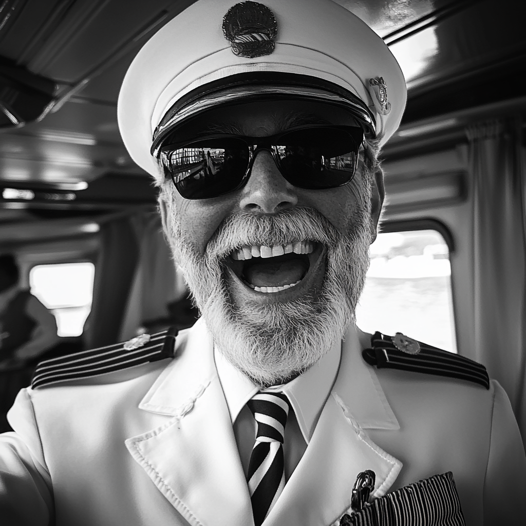 Le capitaine d'un navire | Source : Midjourney
