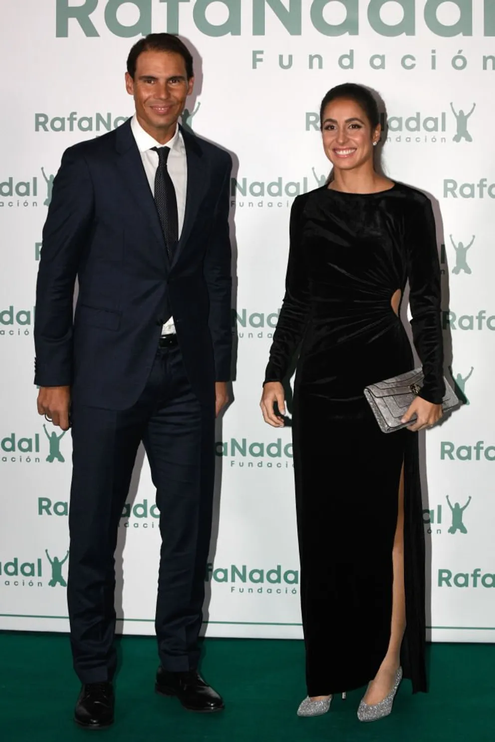 Rafael Nadal et Maria Francisca Perello ont assisté à la célébration du 10e anniversaire de la Fondation Rafa Nadal qui s'est tenue au consulat d'Italie le 18 novembre 2021 à Madrid, Espagne. І Source : Getty Images