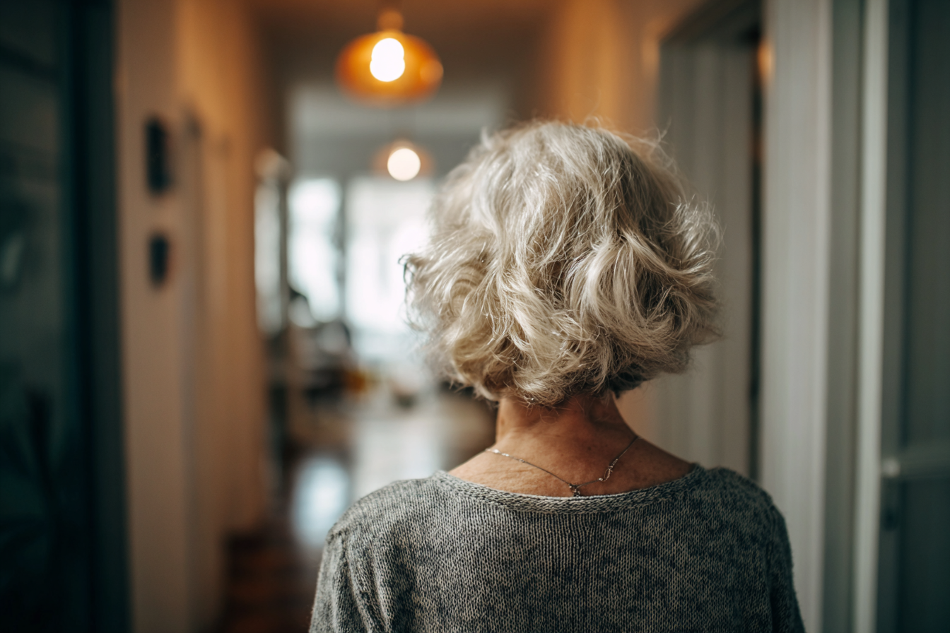 Une femme âgée debout dans sa maison | Source : Pexels
