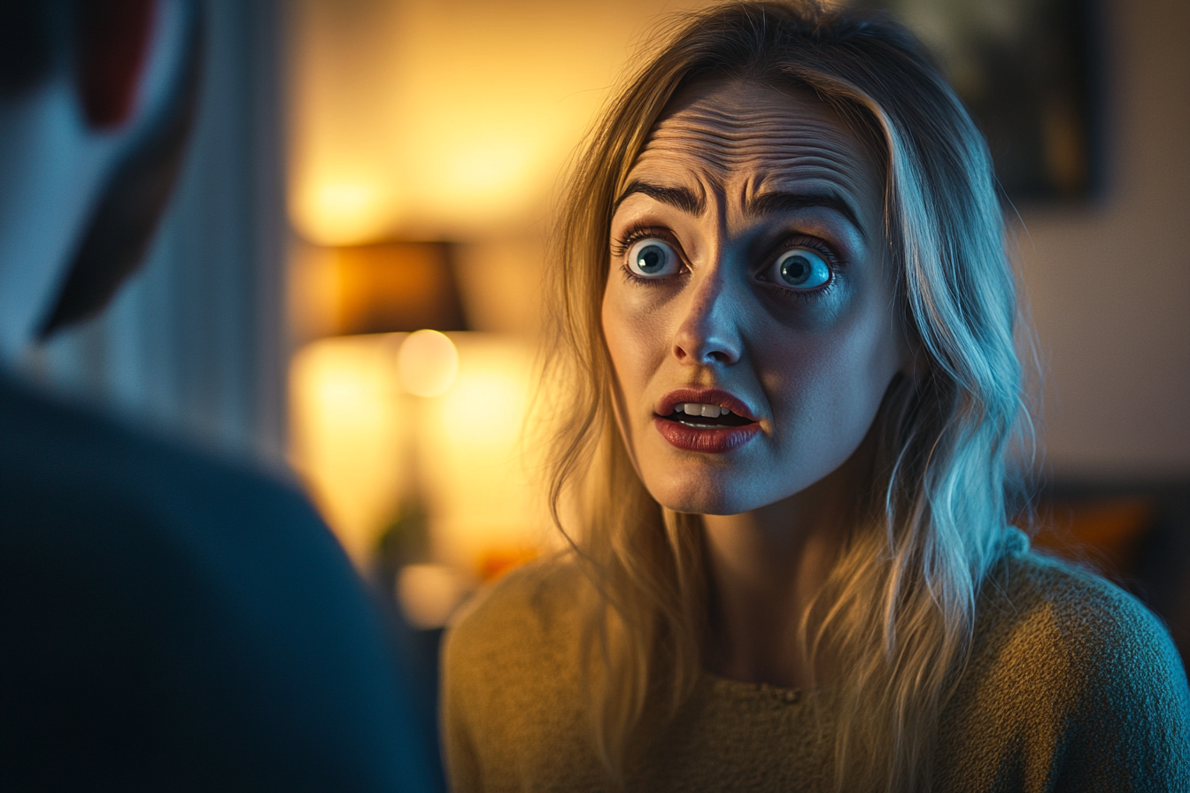 Une femme qui parle à son mari | Source : Midjourney