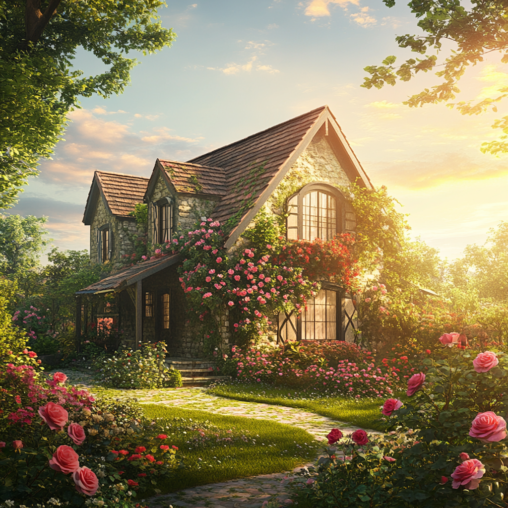 Une sublime maison | Source : Midjourney