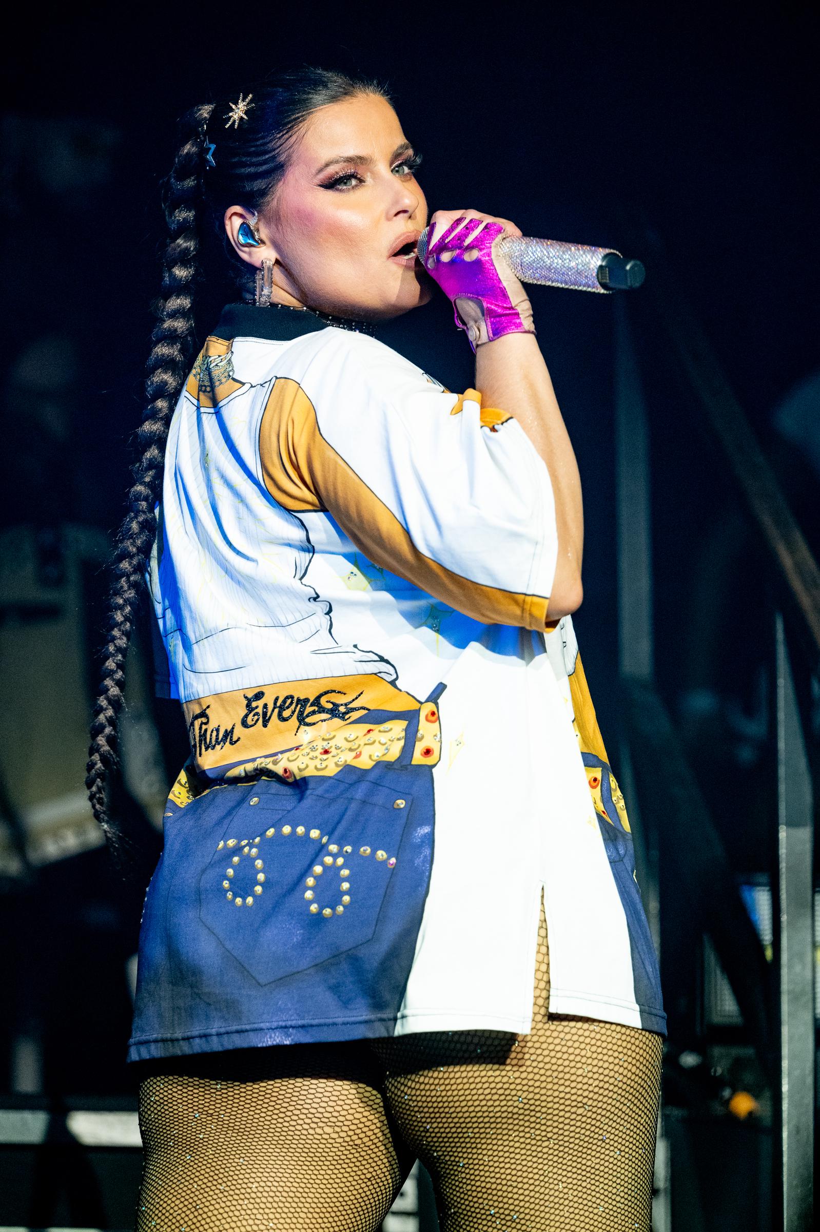 Nelly Furtado lors de la Manchester Pride 2025, le 24 août en Angleterre | Source : Getty Images