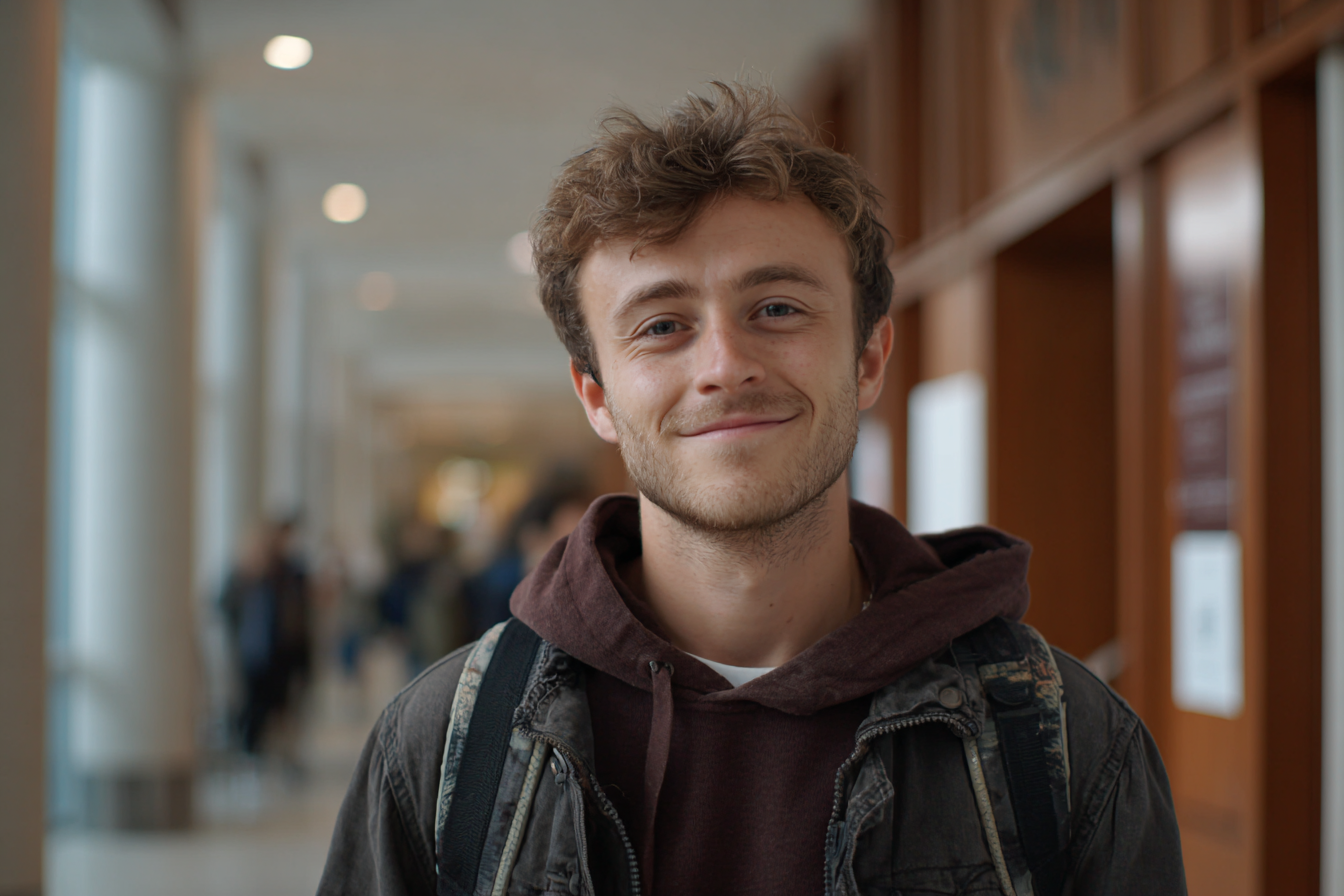 Un jeune homme | Source : Midjourney