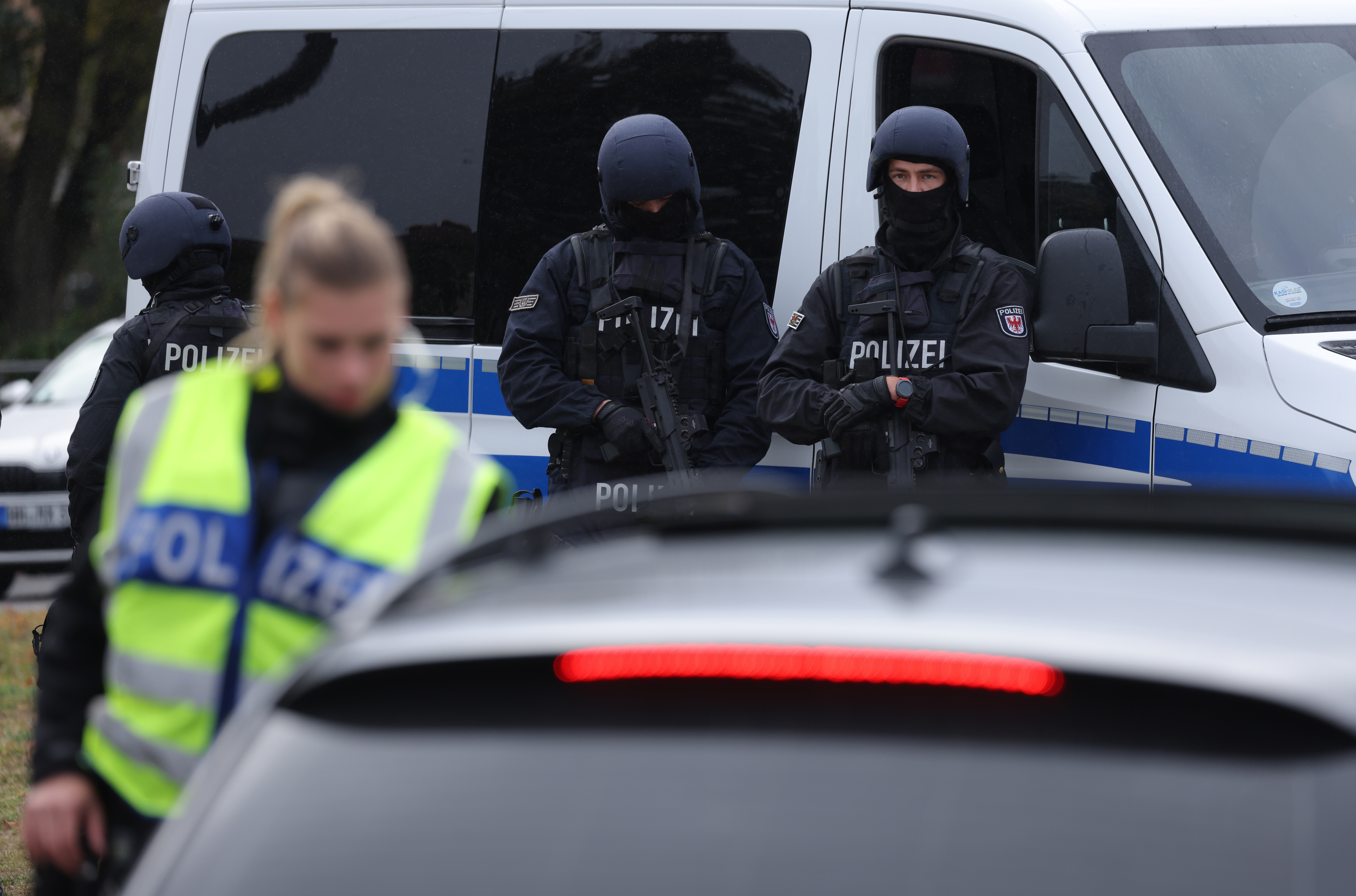 Police allemande lourdement armée | Source : Getty Images