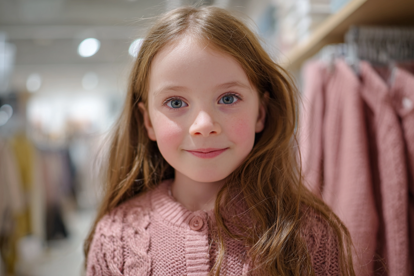 Une fille avec un gilet rose | Source : Midjourney