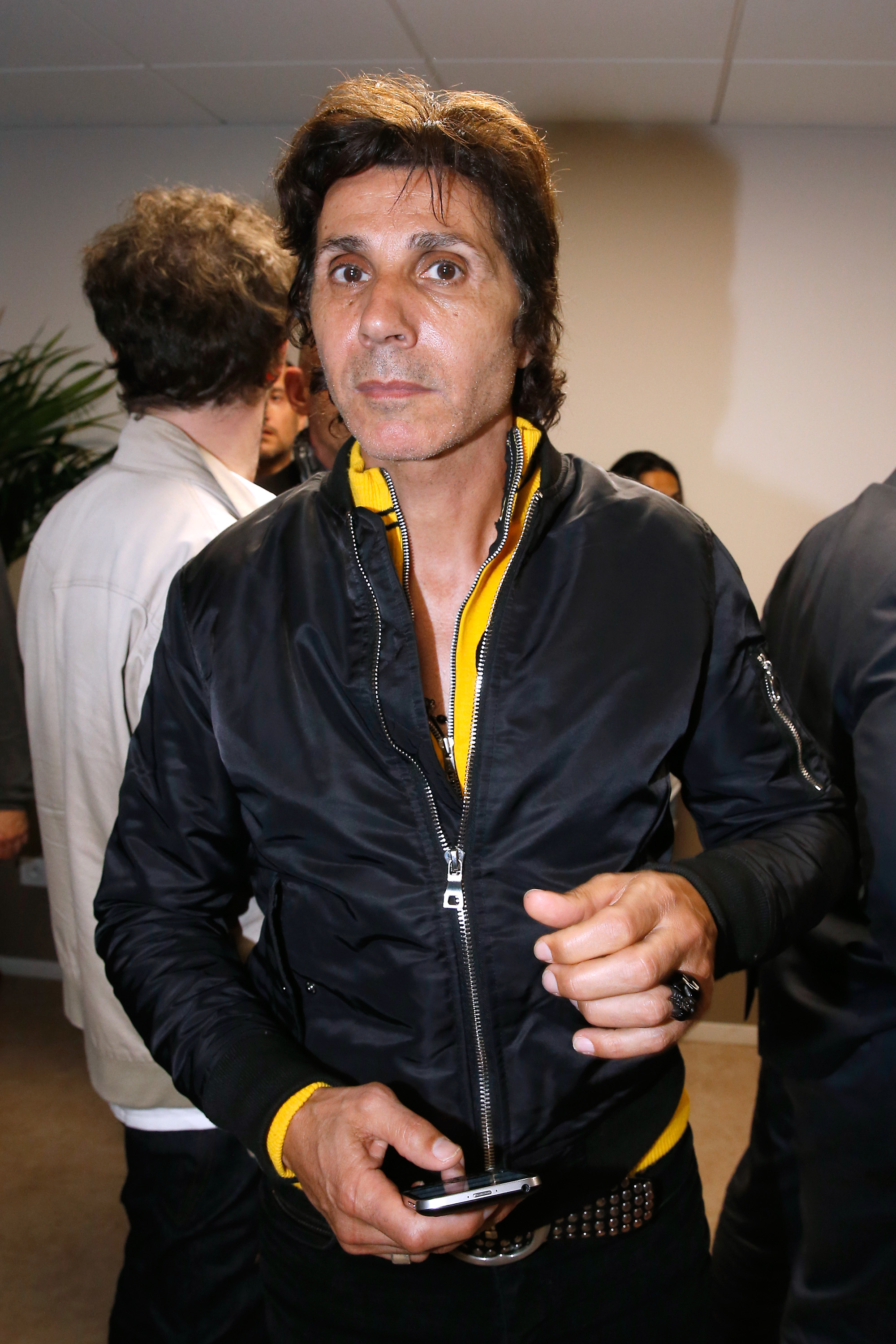 Le chanteur Jean-Luc Lahaye assiste au concert de Michel Polnareff à l'AccorHotels Arena Bercy : quatrième jour, le 11 mai 2016 à Paris I Source : Getty Images