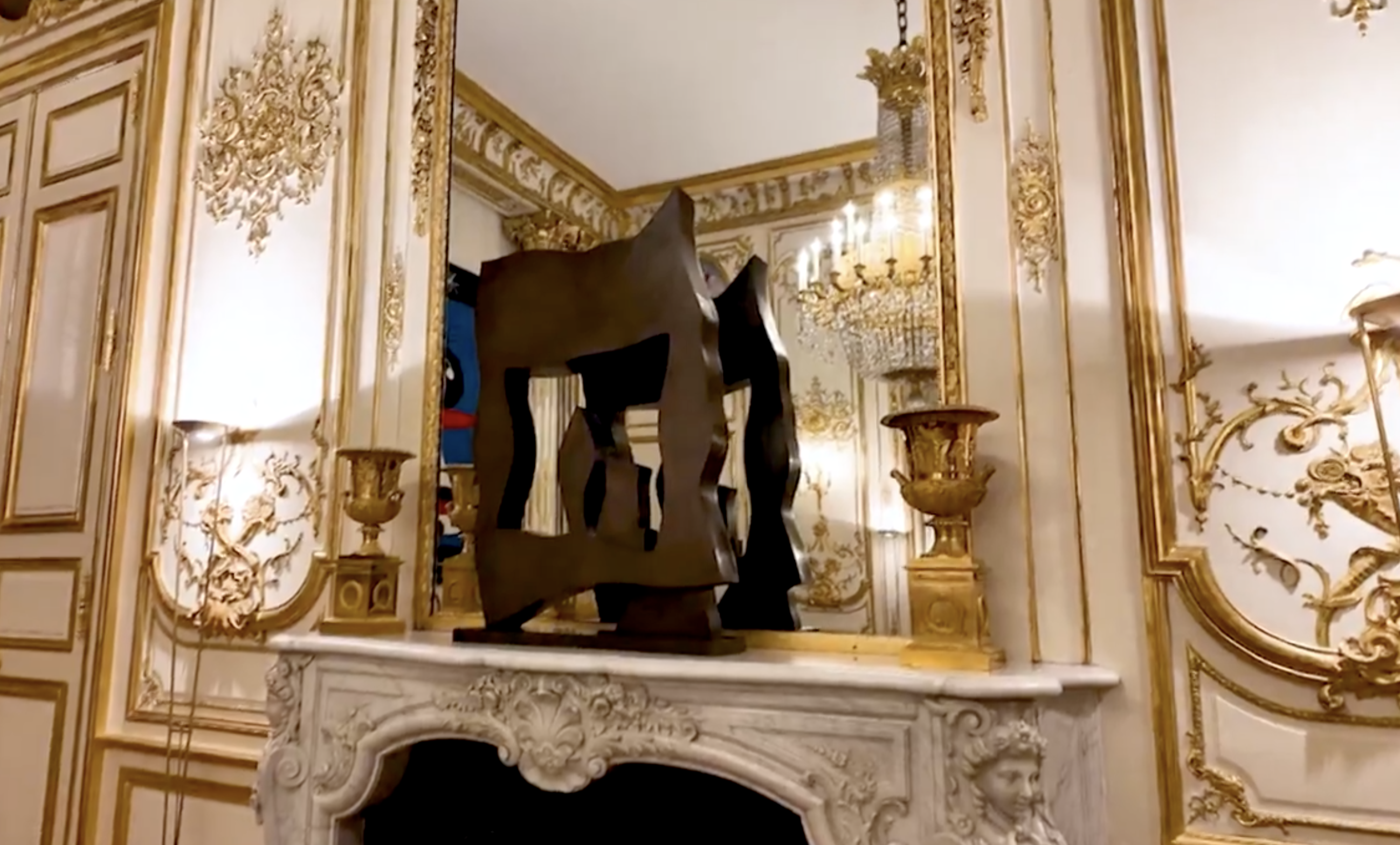 L'intérieur du palais de l'Elysée | Source : capture x.com/CNNFrancePR