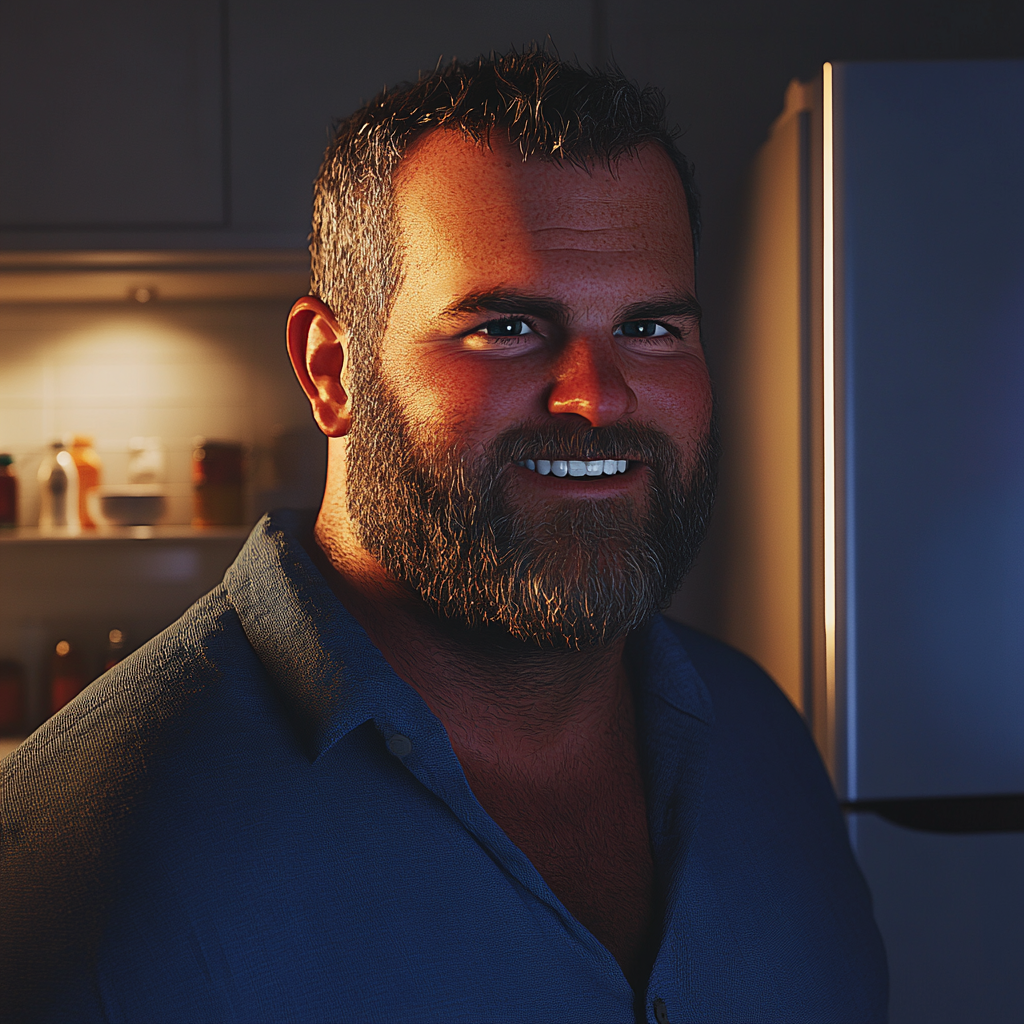 Un homme âgé qui sourit | Source : Midjourney