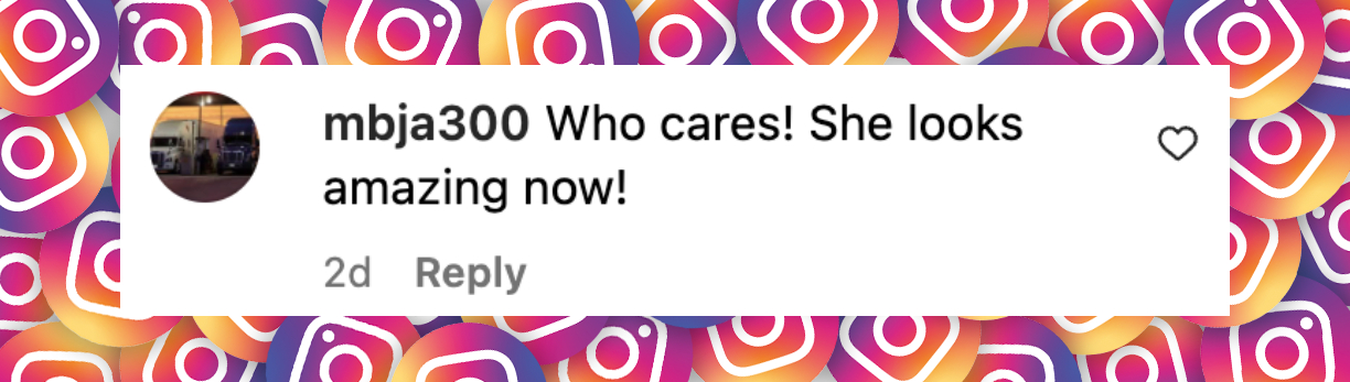 Commentaire d'un internaute tiré d'un post daté du 20 juin 2025. | Source : Instagram/dailymail