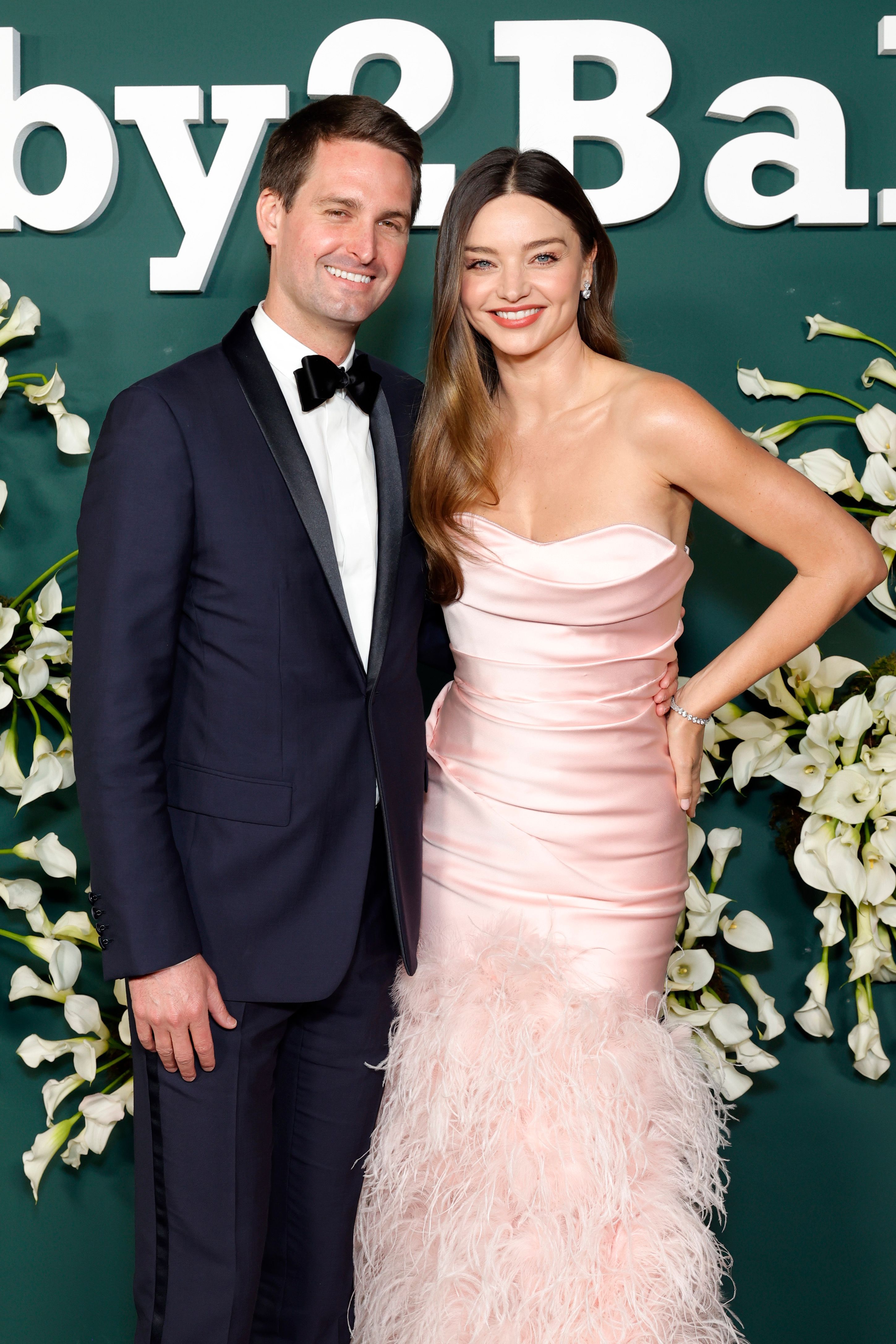 Evan Spiegel et Miranda Kerr lors du gala Baby2Baby 2024, le 9 novembre à West Hollywood, en Californie. | Source : Getty Images